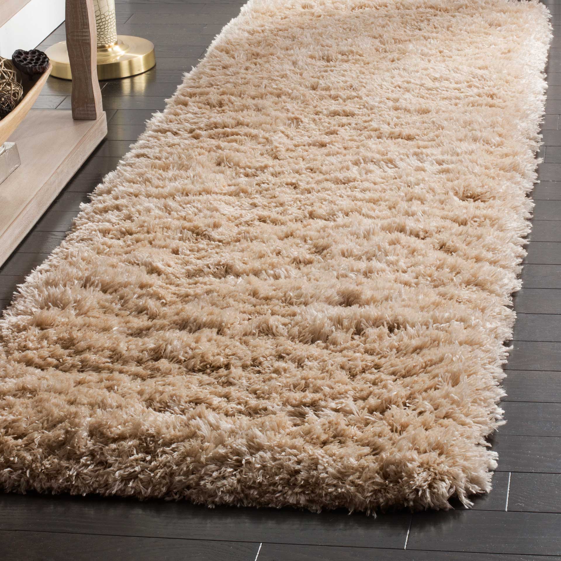 Polar Shag Light Beige Runner Rug - Image 2
