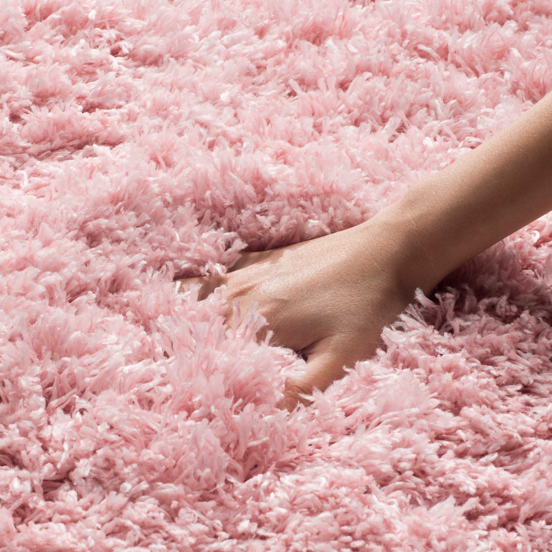 Polar Shag Light Pink Area Rug - Image 4