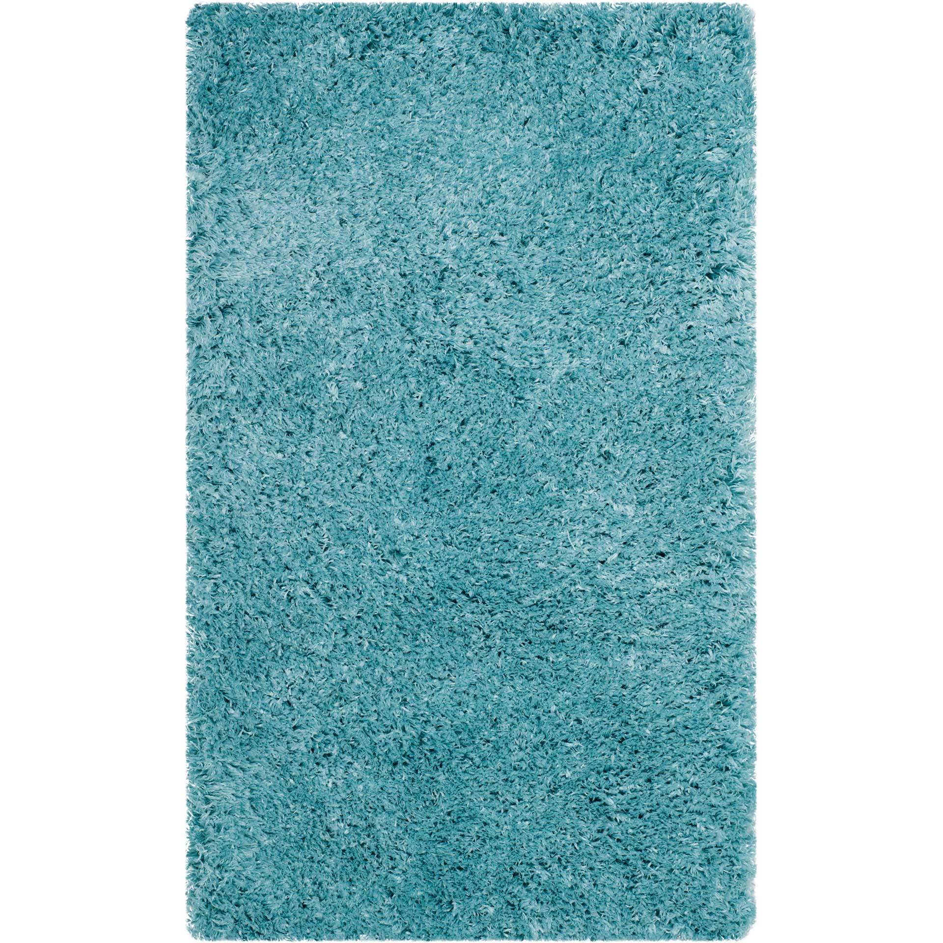 Polar Shag Light Turquoise Area Rug - Image 3