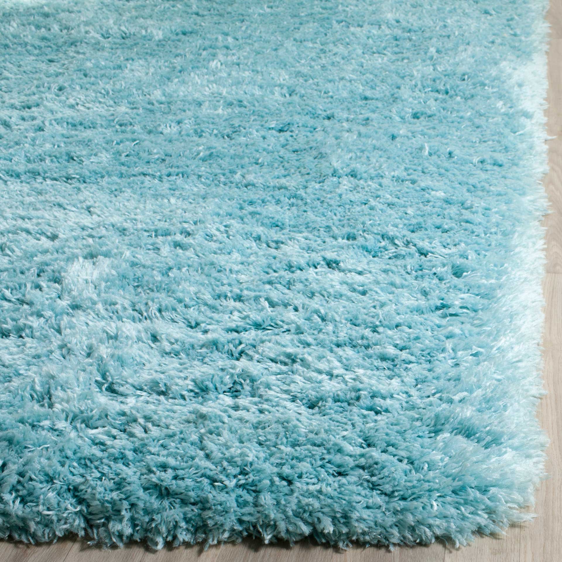 Polar Shag Light Turquoise Area Rug - Image 5