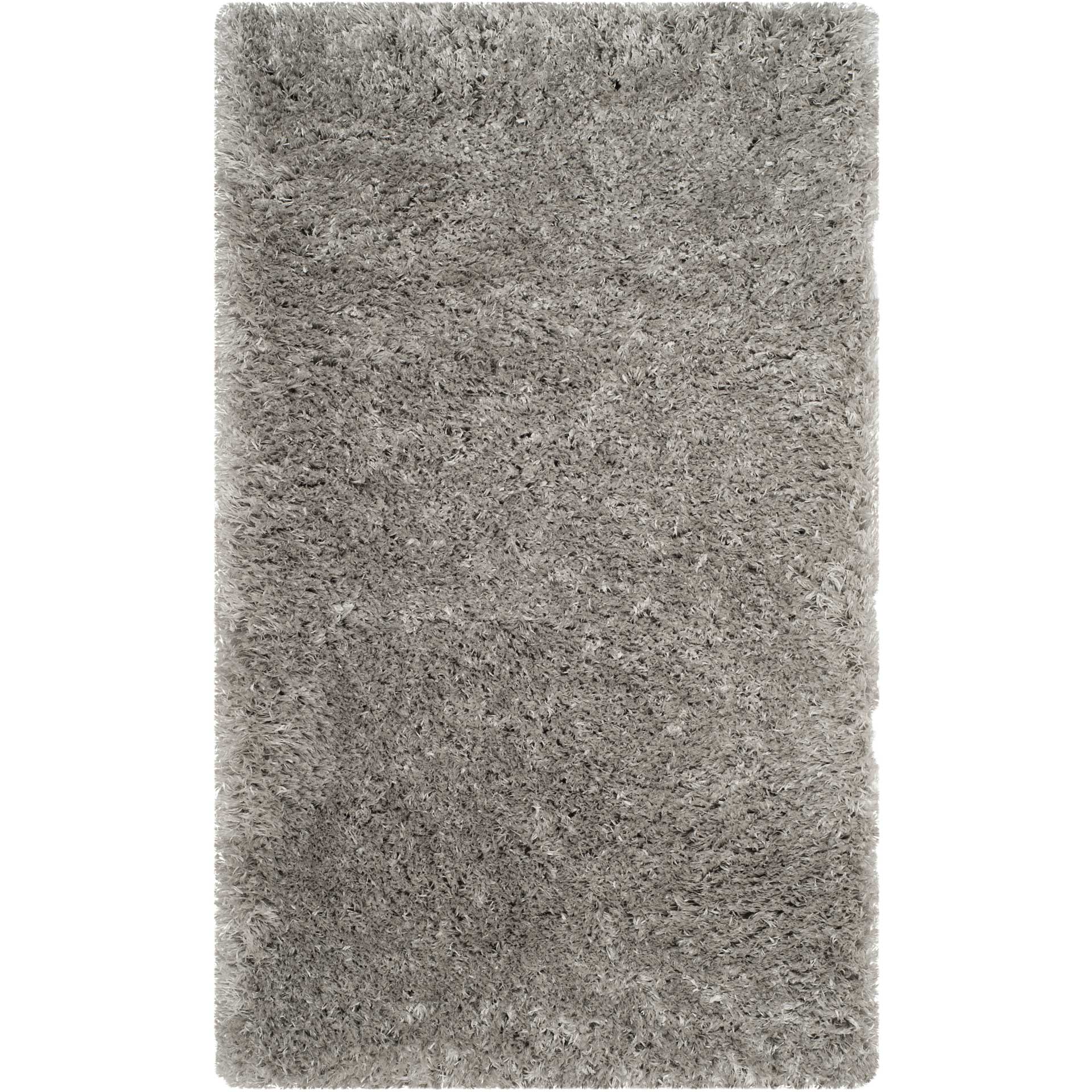 Polar Shag Silver Area Rug - Image 3