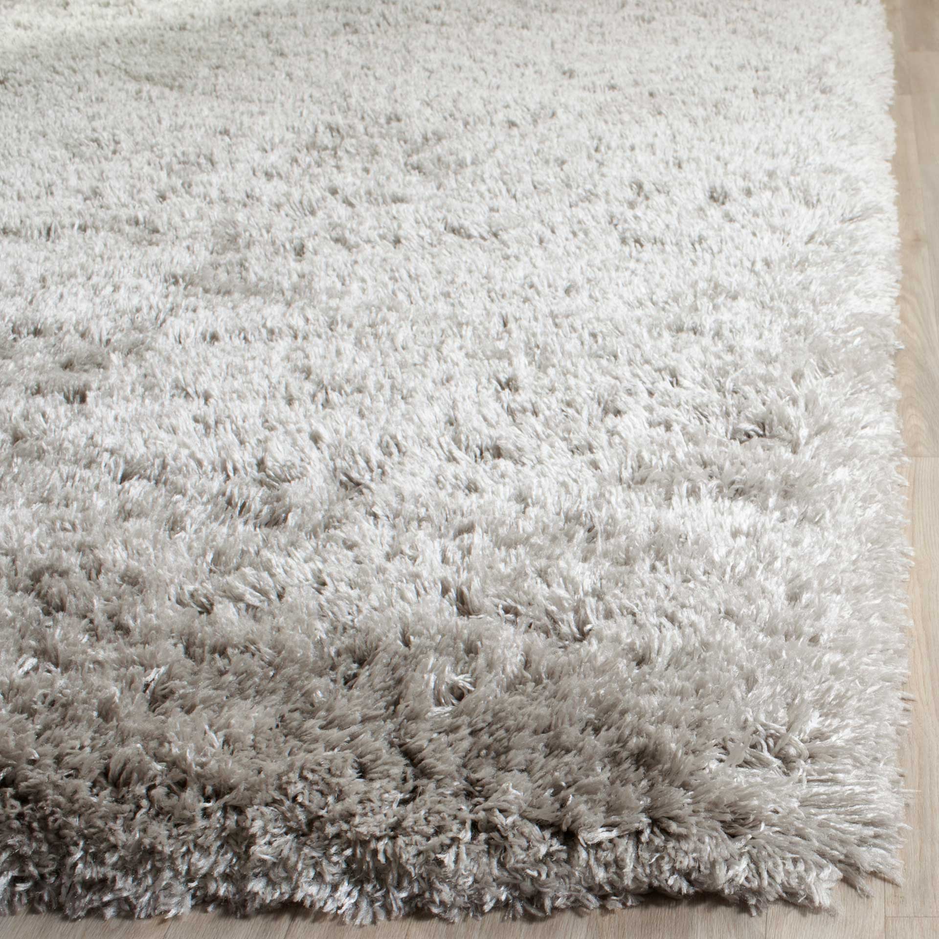 Polar Shag Silver Area Rug - Image 5