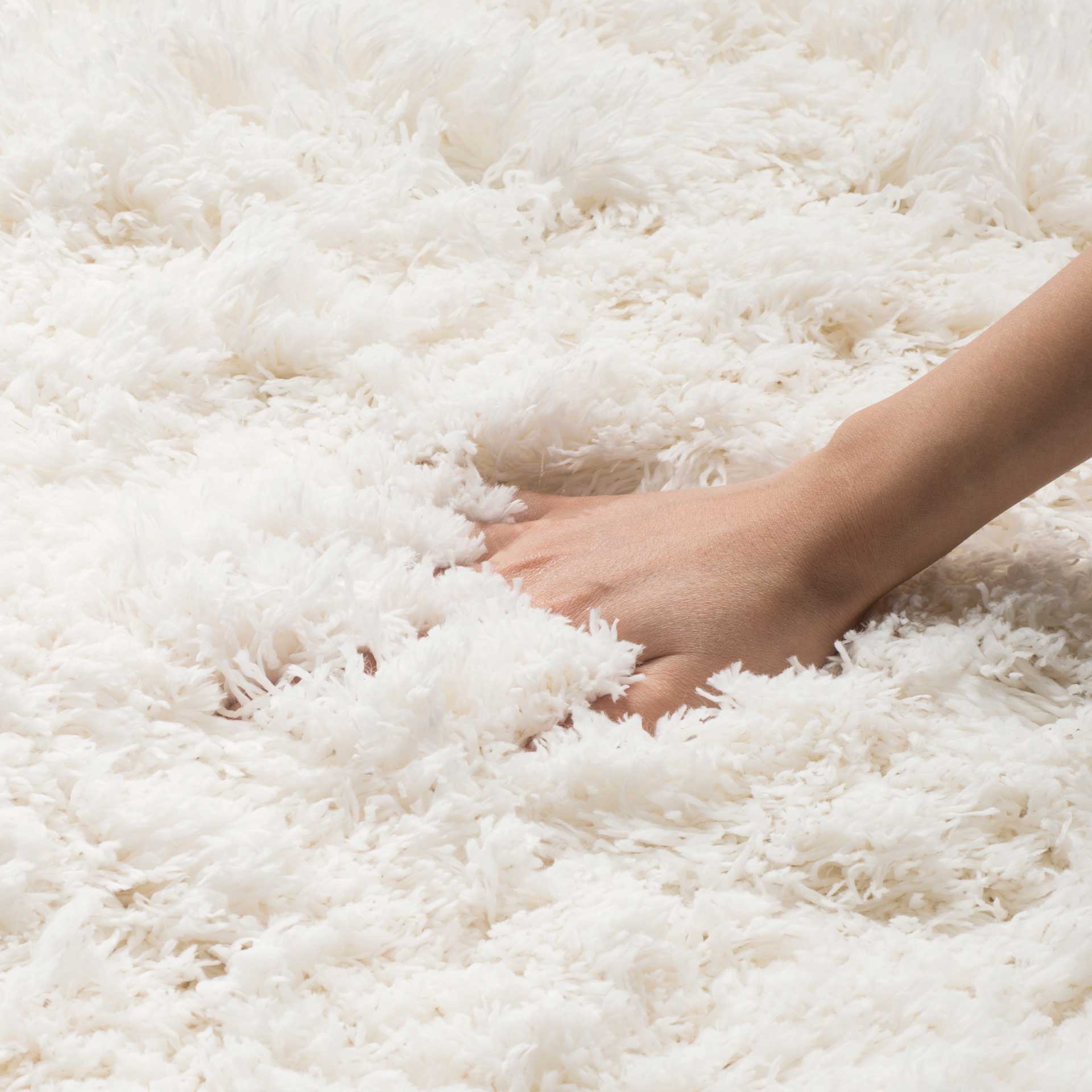 Polar Shag White Area Rug - Image 3