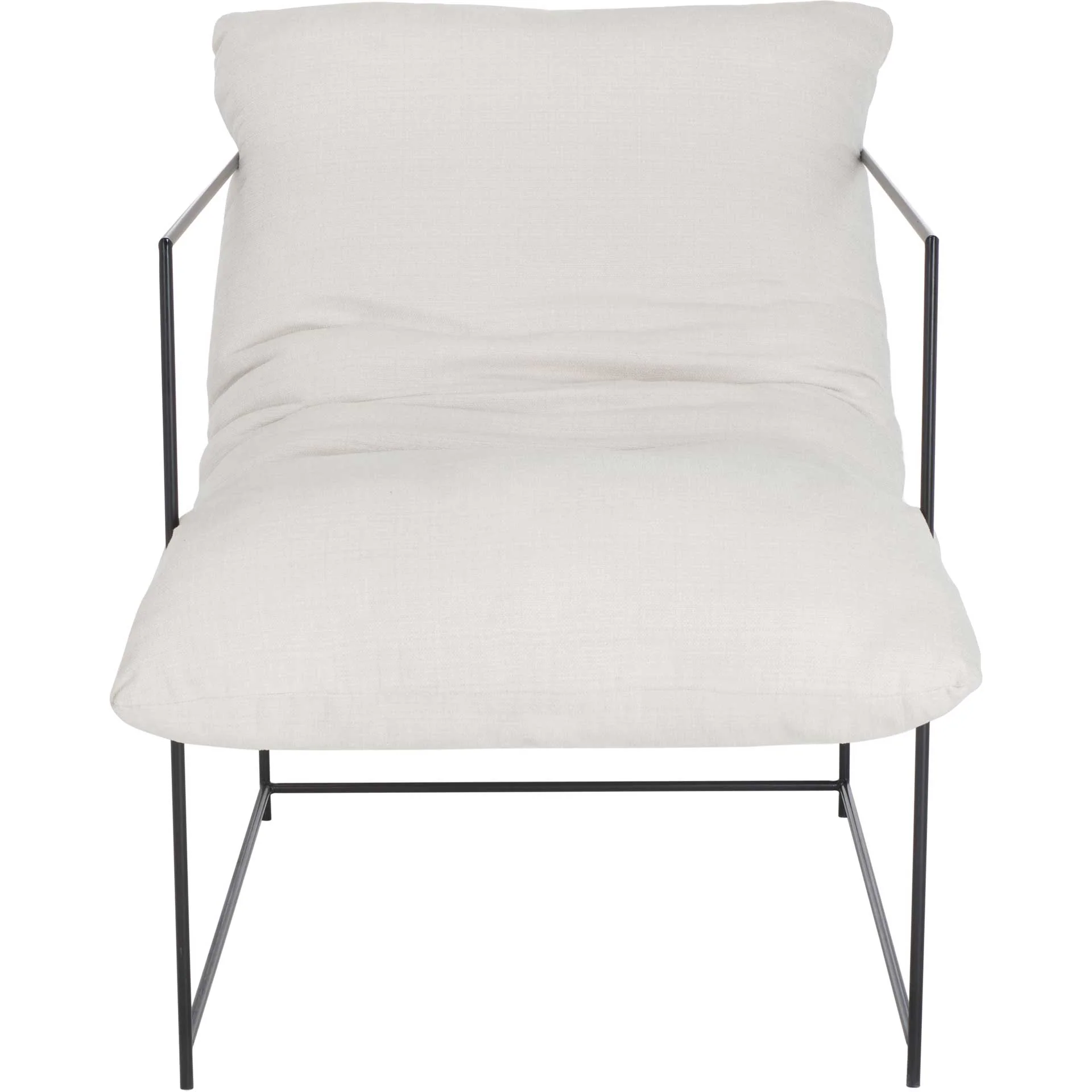 Polidoro Pillow Top Accent Chair Ivory/Black - Image 2