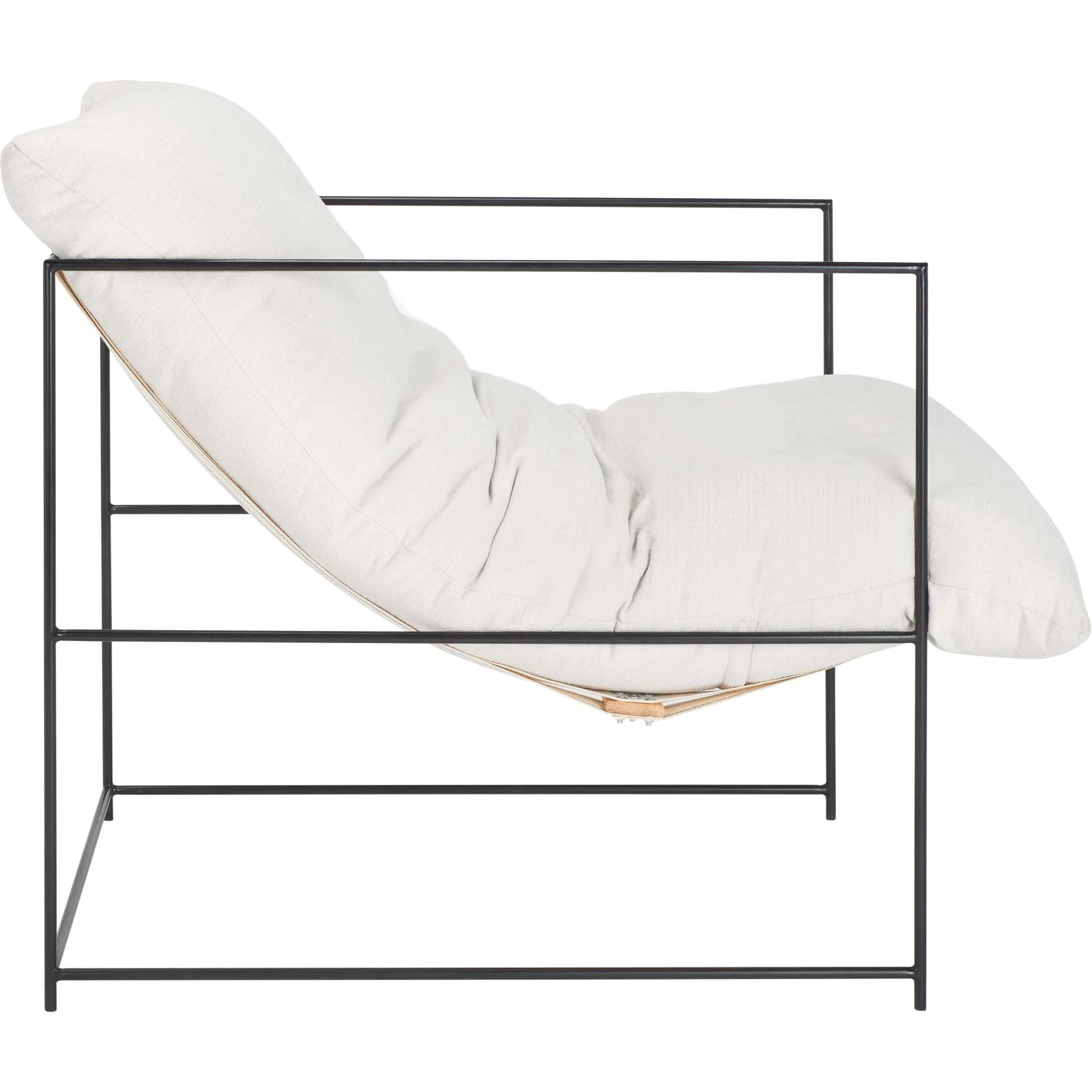 Polidoro Pillow Top Accent Chair Ivory/Black - Image 3