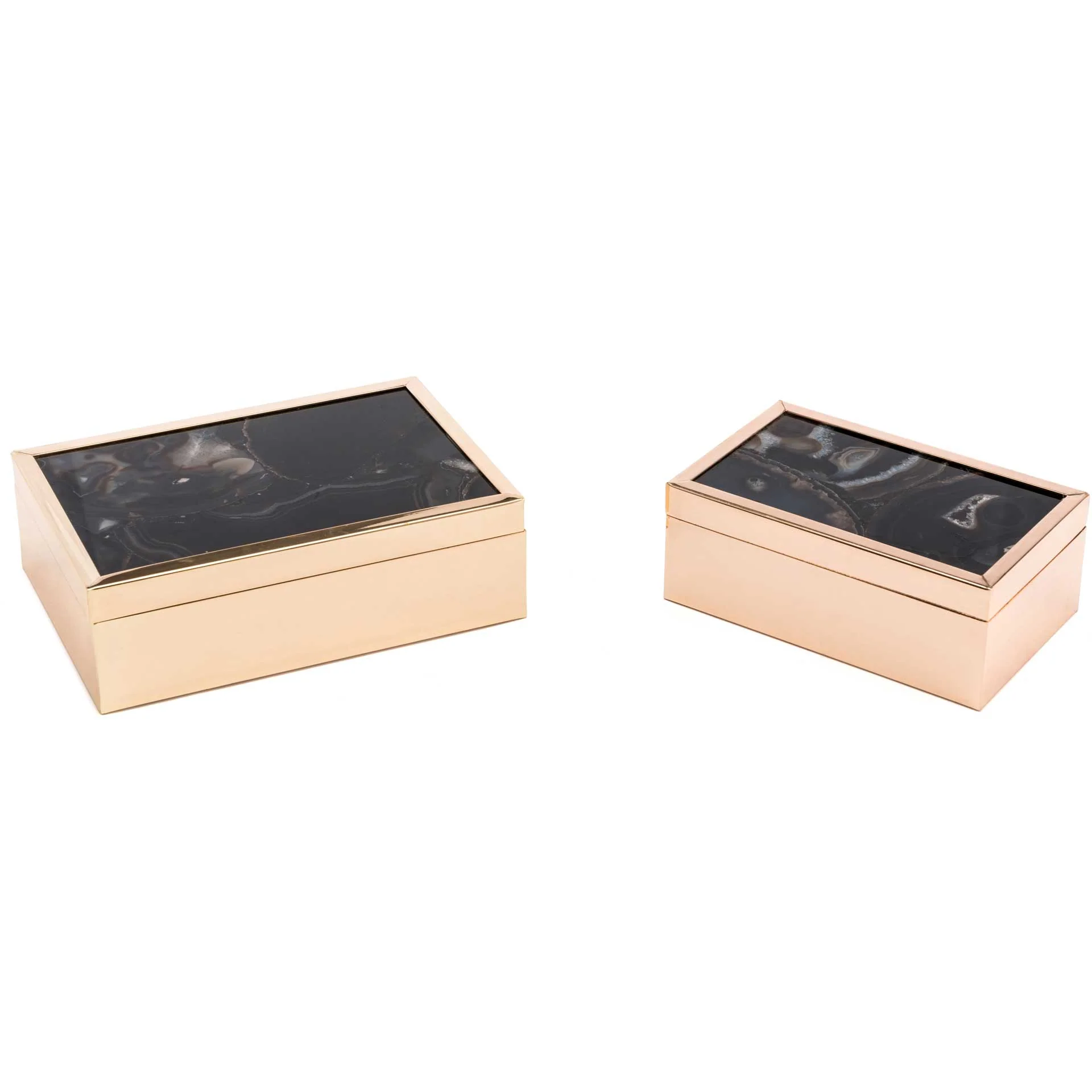 Polished Stone Box Black - Image 5