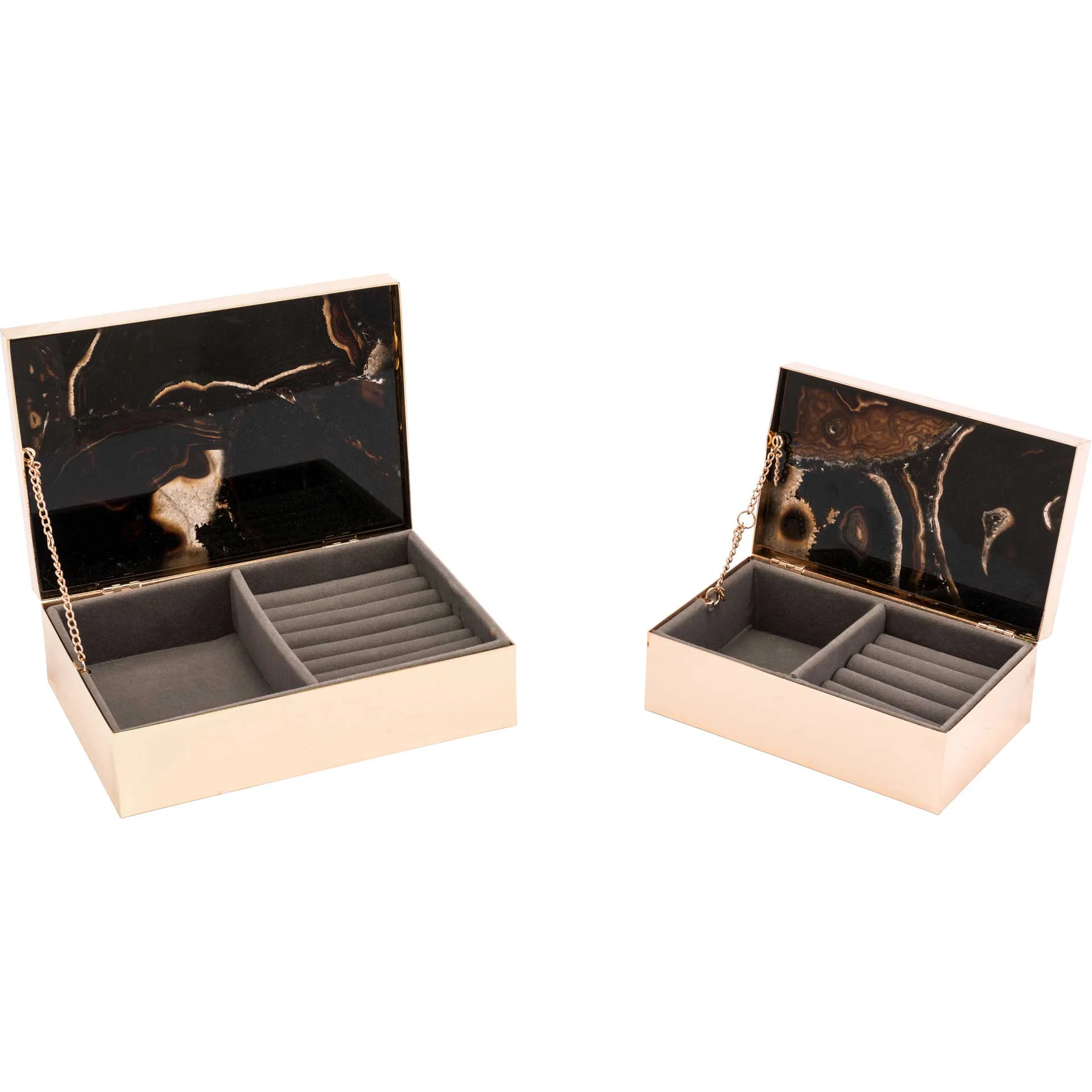 Polished Stone Box Black - Image 6