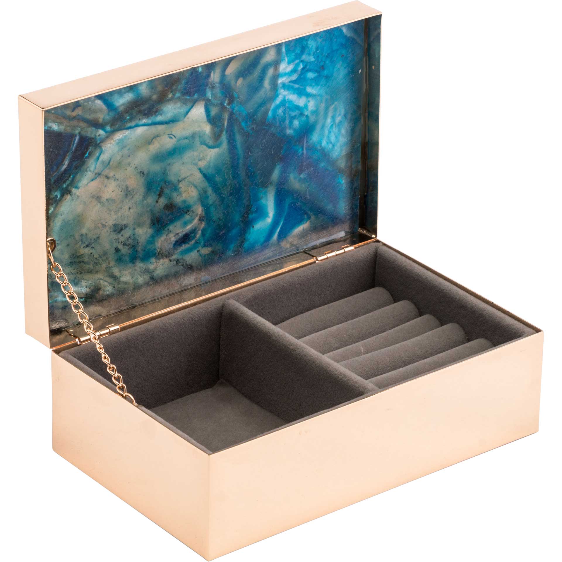 Polished Stone Box Blue - Image 4