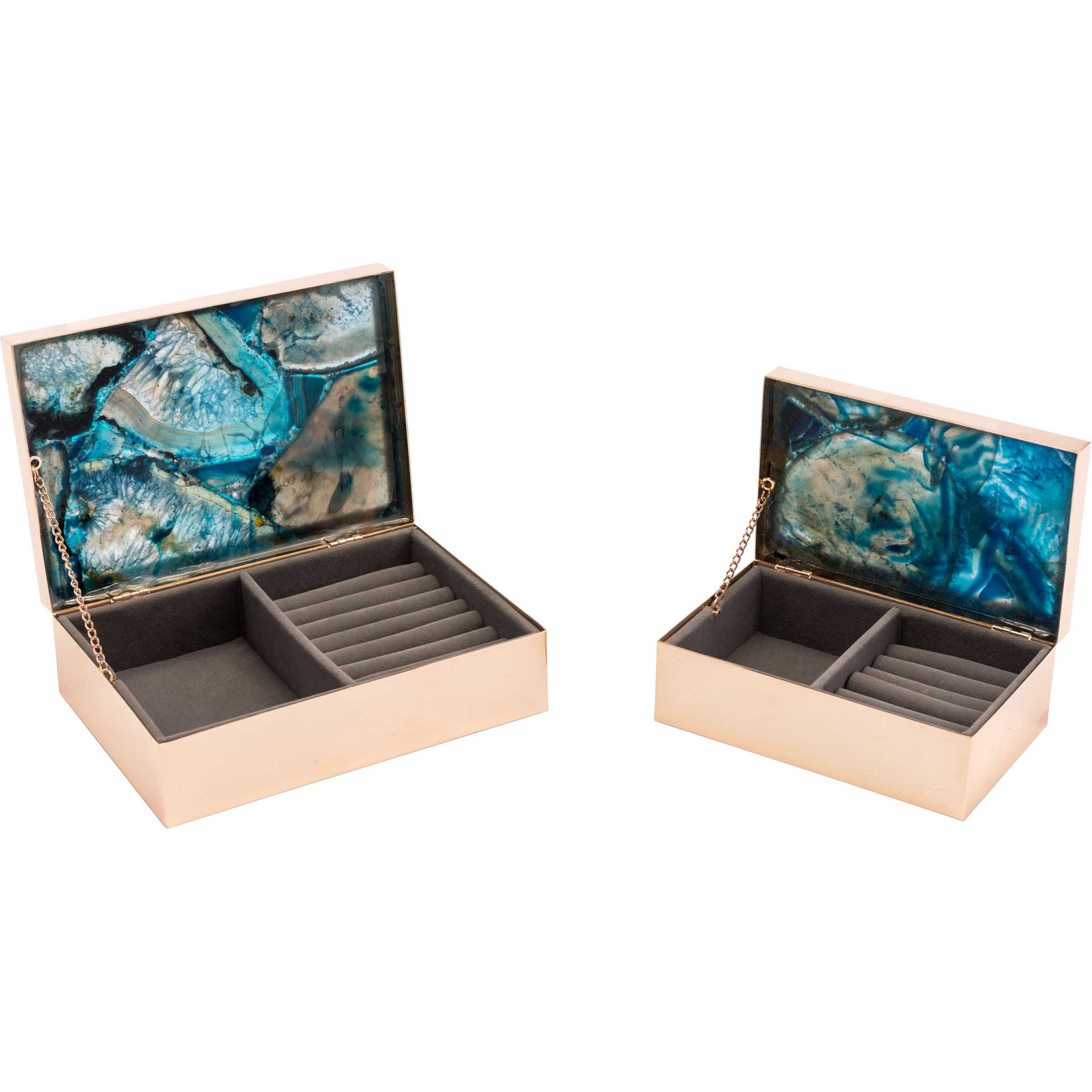 Polished Stone Box Blue - Image 6