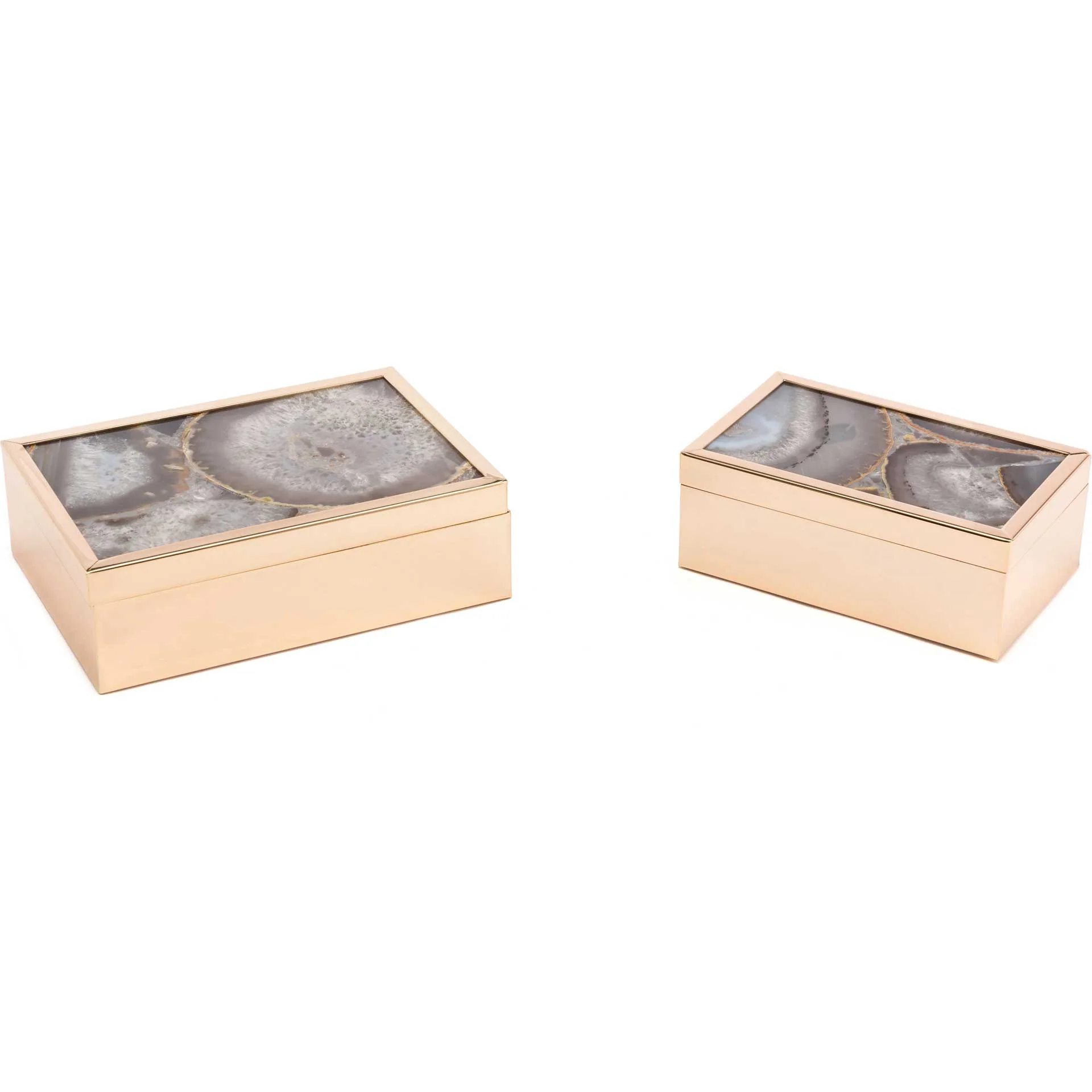 Polished Stone Box White - Image 5