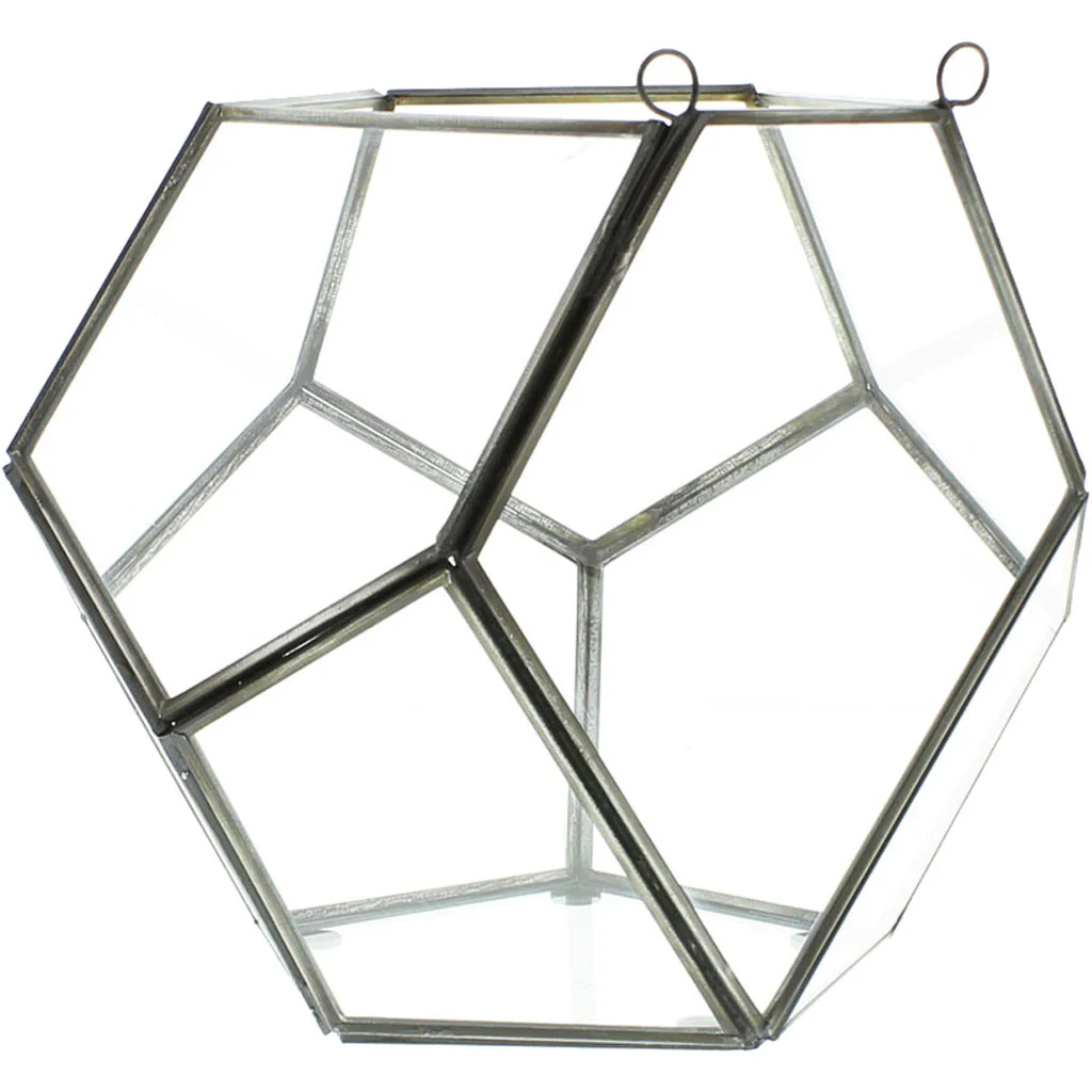Pollux Leaded Glass Wall Terrarium Dodecahedron - Image 2