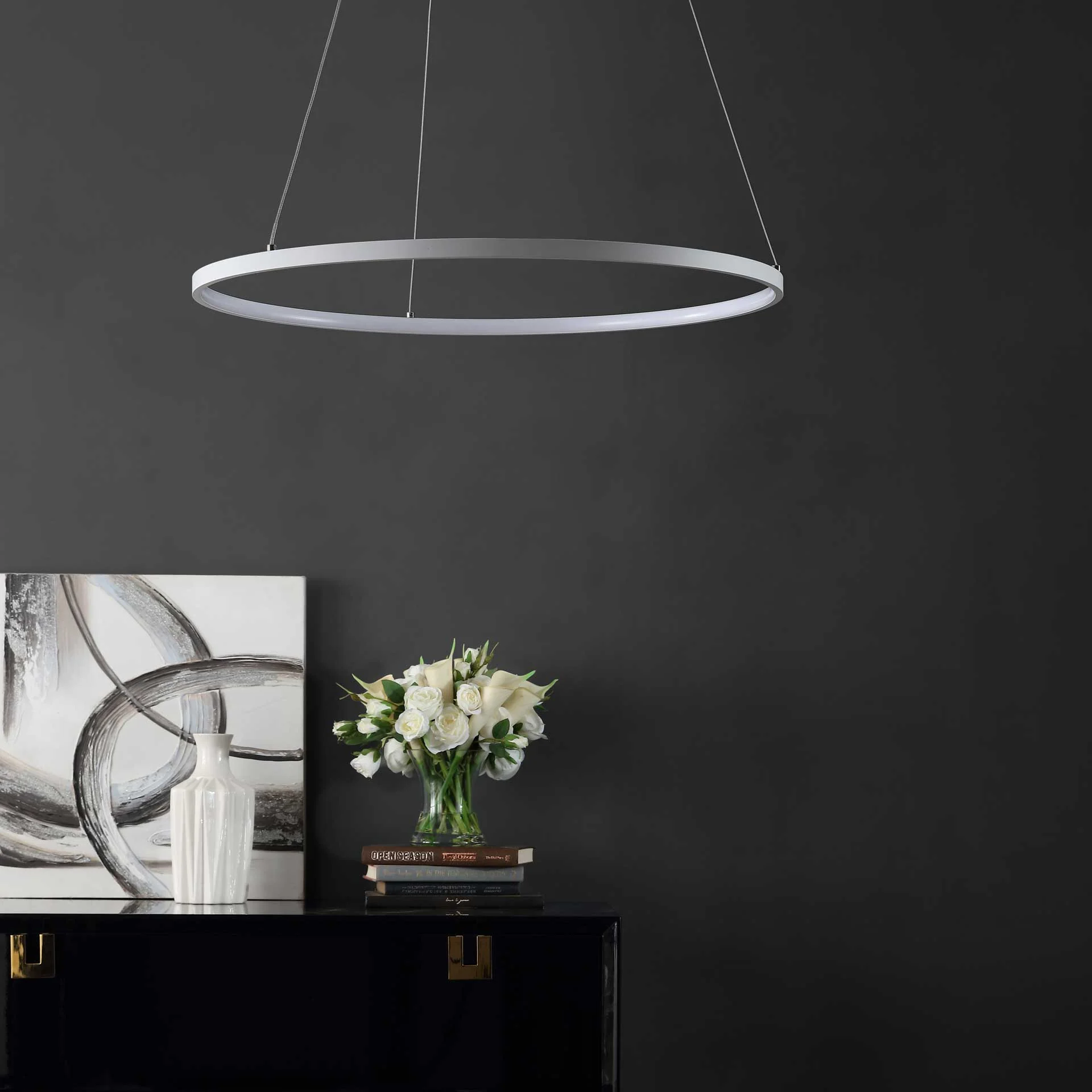 Pomona LED Pendant White - Image 3