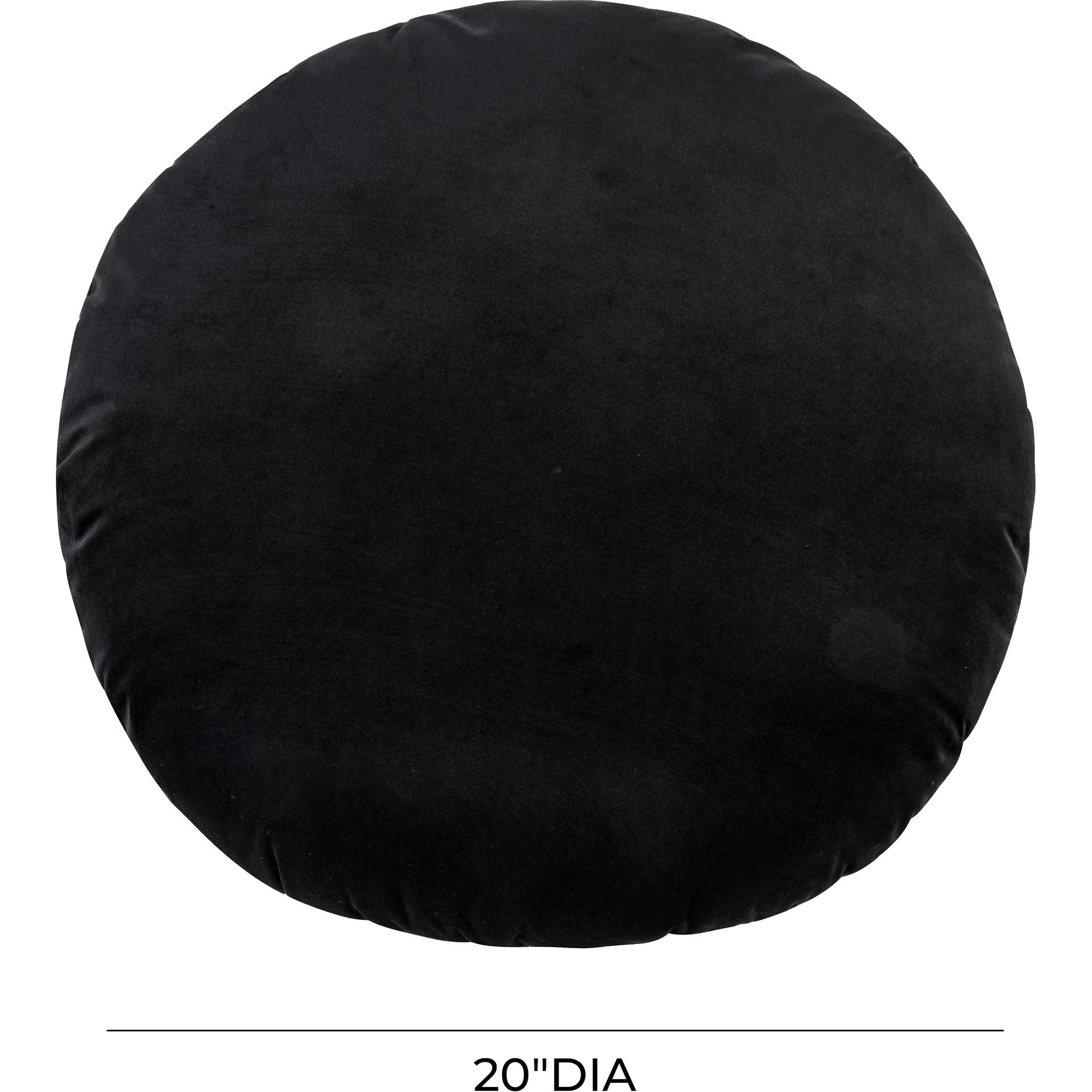 Ponder Velvet Pillow Black - Image 3