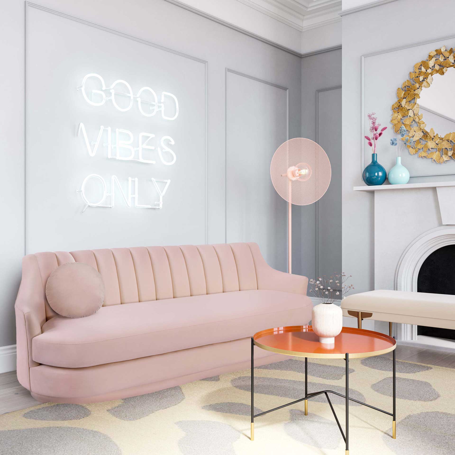 Ponder Velvet Pillow Blush - Image 4