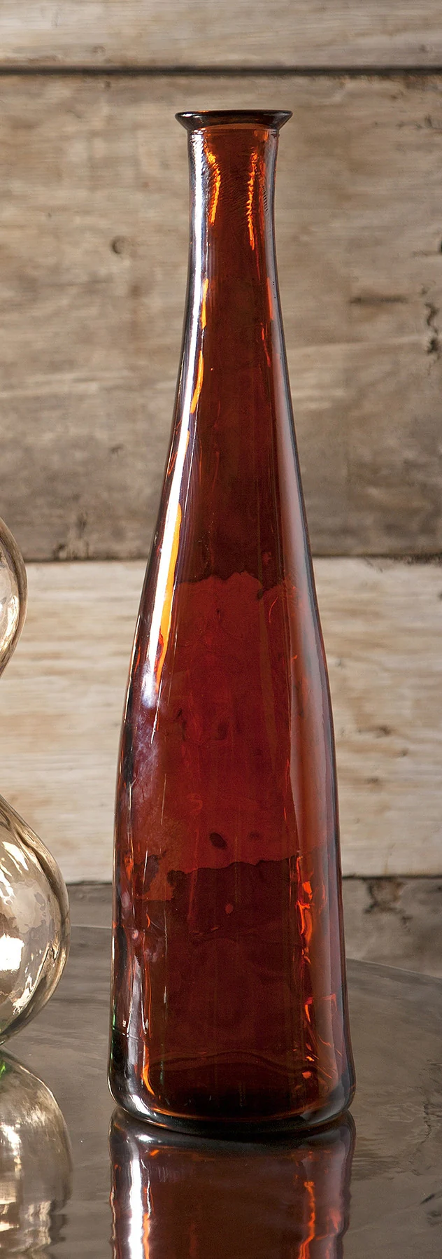 Pope Small Oversized Recycled Glass Vase - Image 2