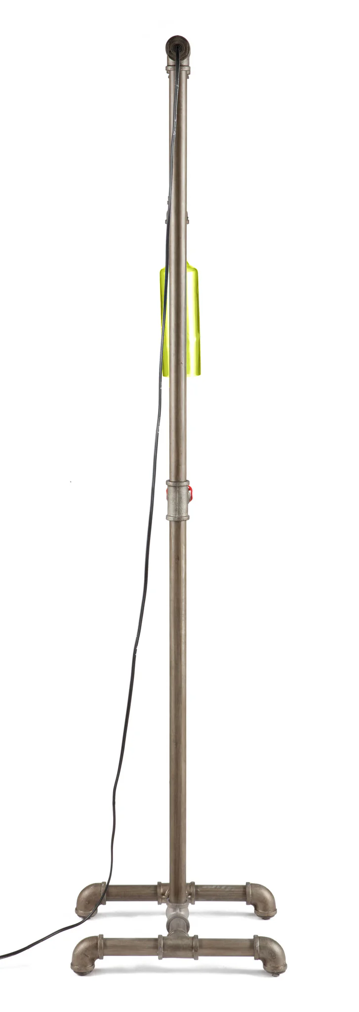Port Huron Floor Lamp Brass & Green Glass - Image 4