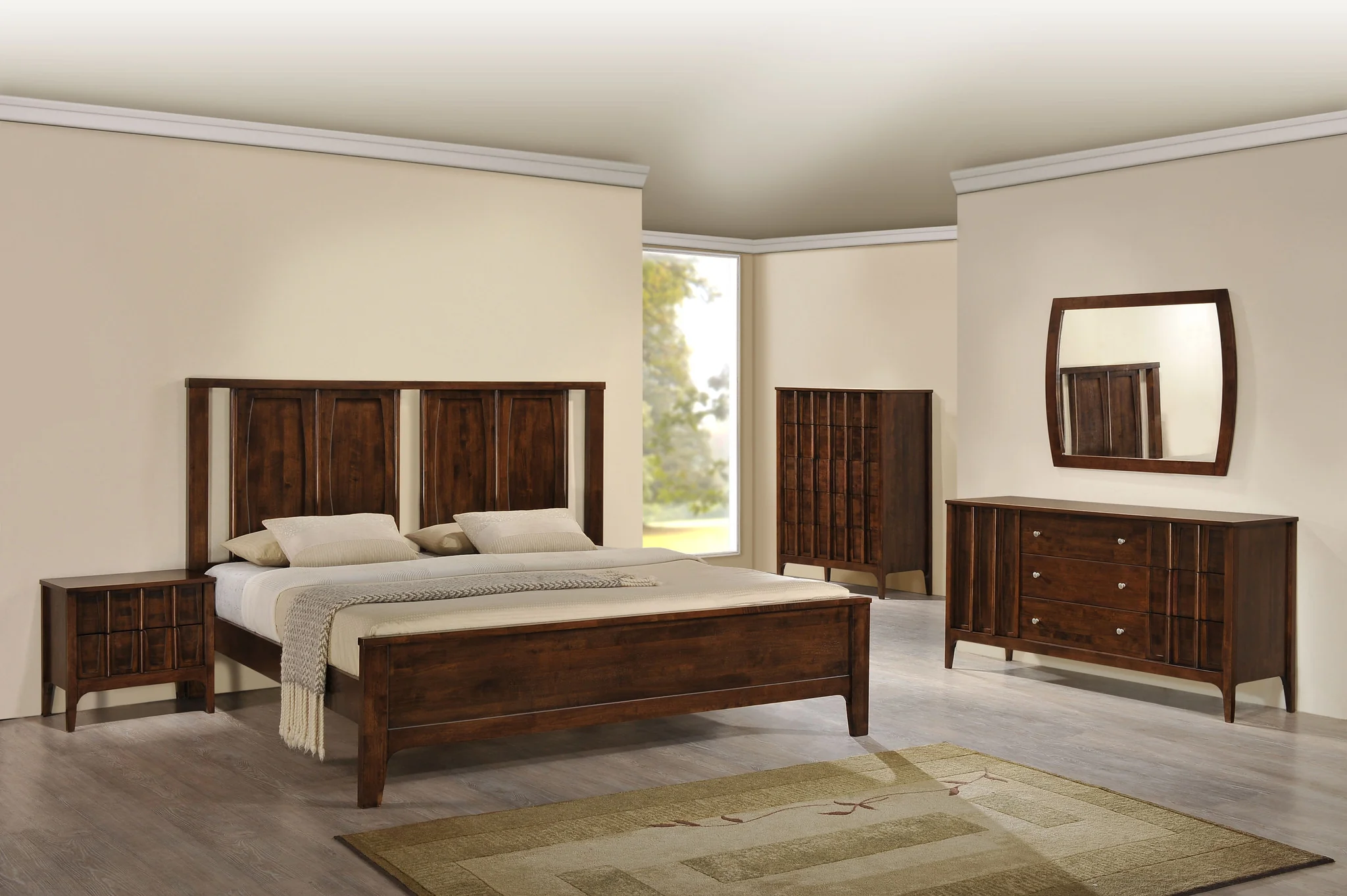 Portage Bed Walnut - Image 4