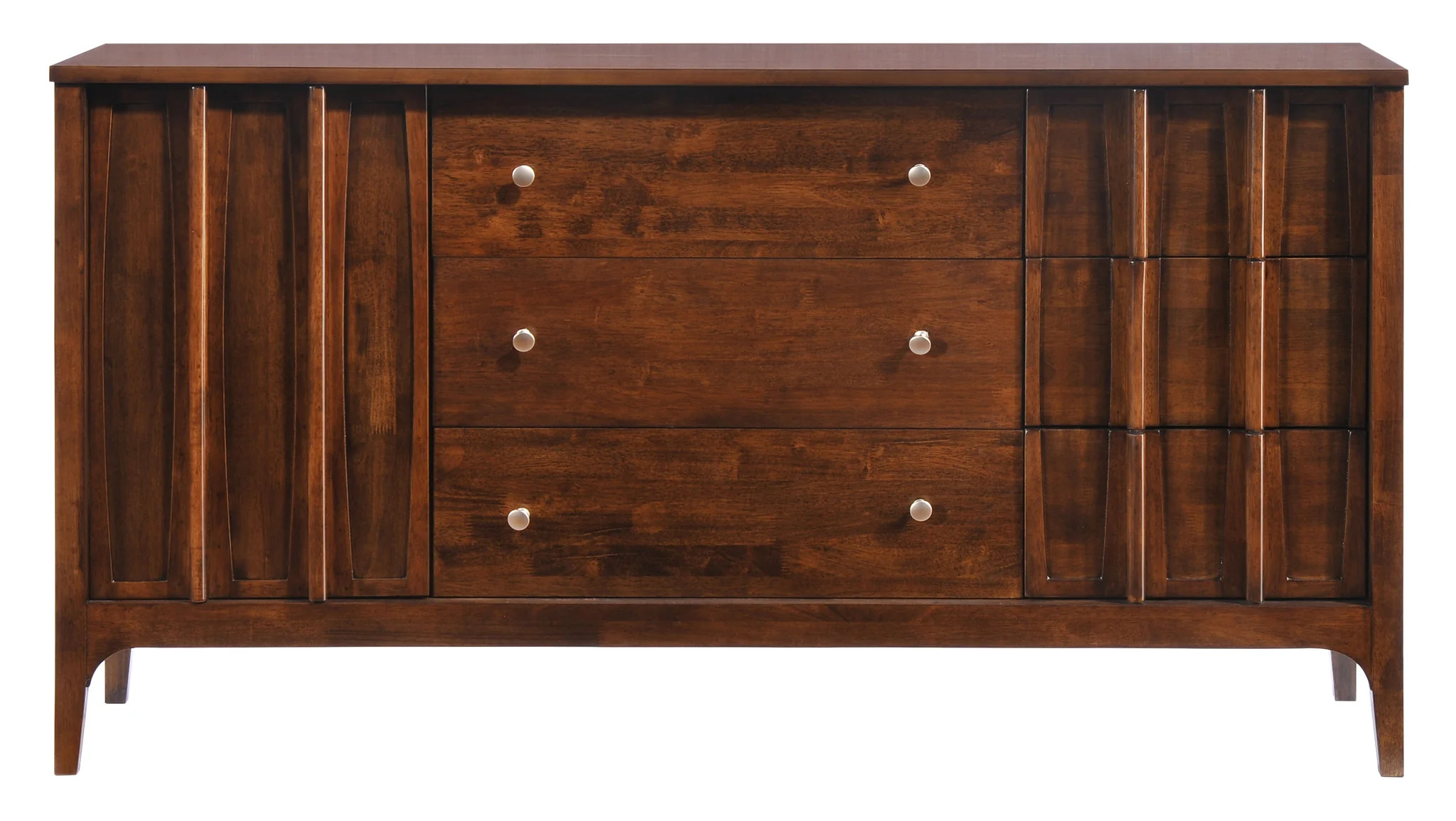 Portage Double Dresser Walnut - Image 2