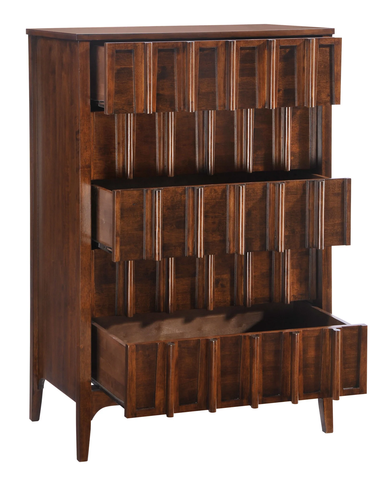 Portage High Chest Walnut - Image 3