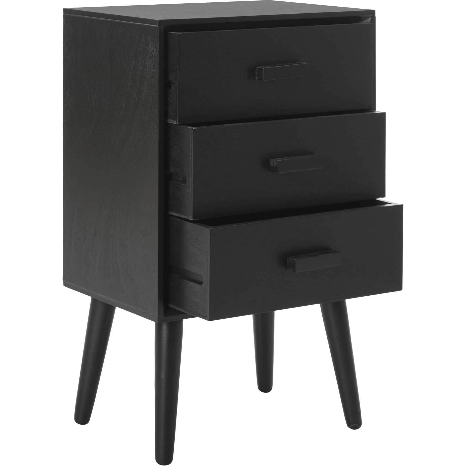 Porter 3 Drawer Chest Black - Image 2