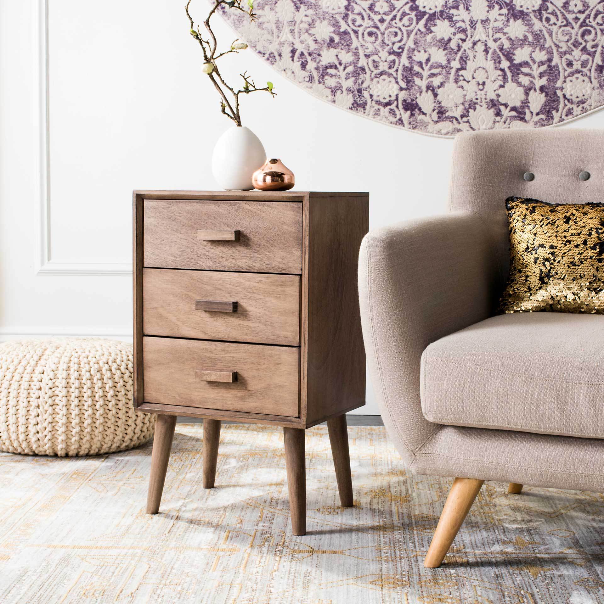 Porter 3 Drawer Chest Desert Brown - Image 5