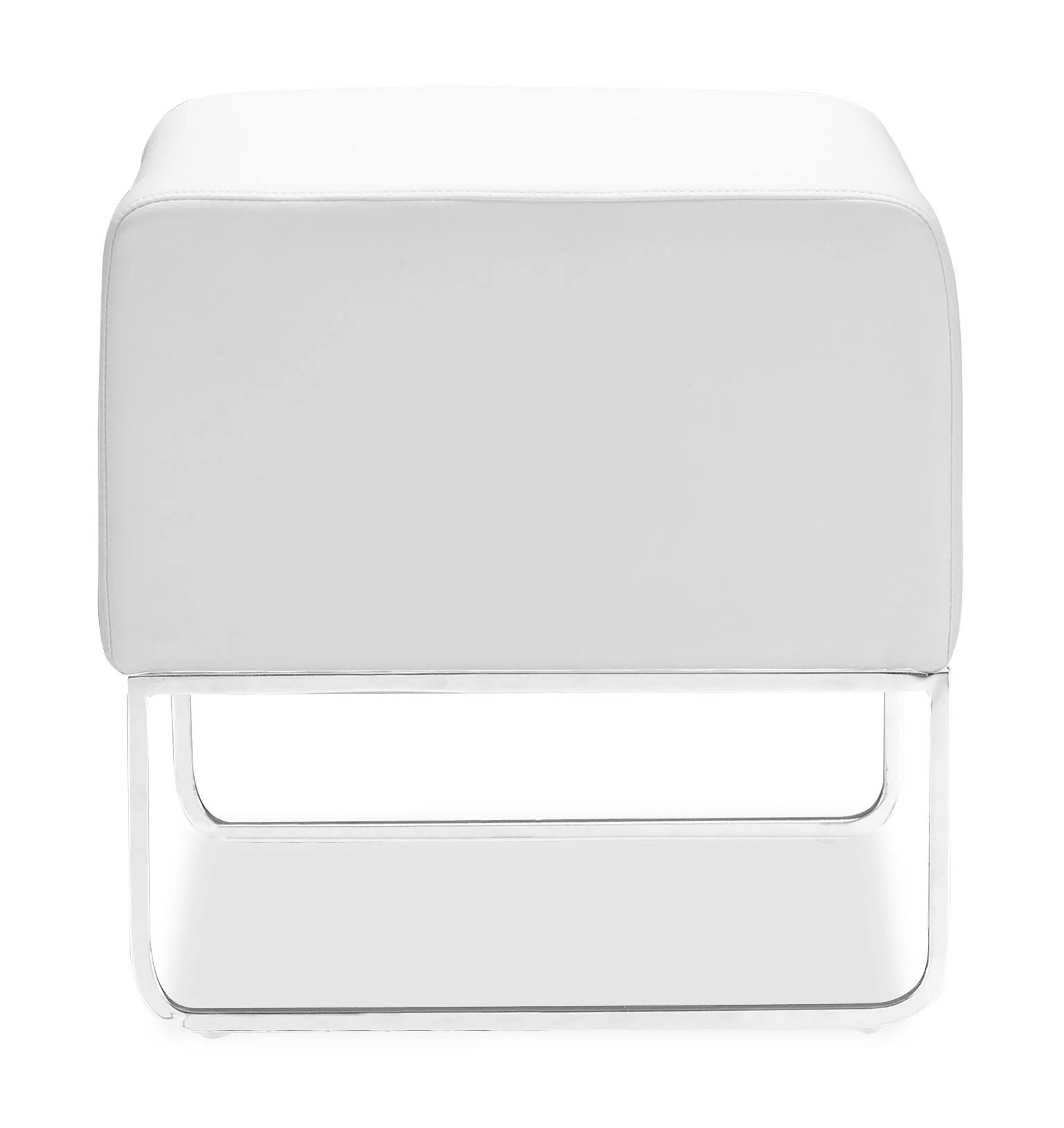 Portland Ottoman White - Image 2