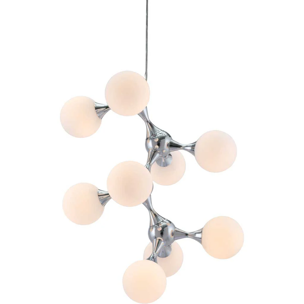 Portola Ceiling Lamp White & Chrome - Image 2