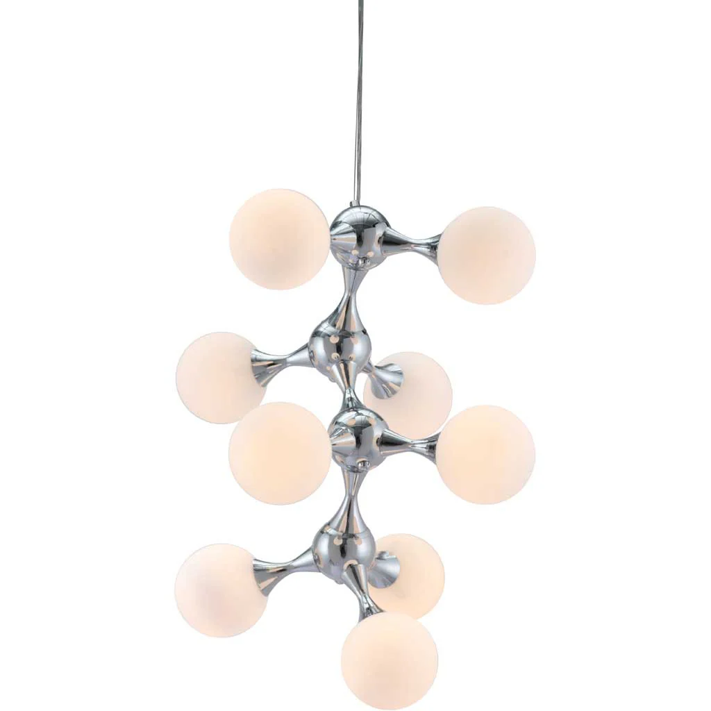 Portola Ceiling Lamp White & Chrome - Image 3