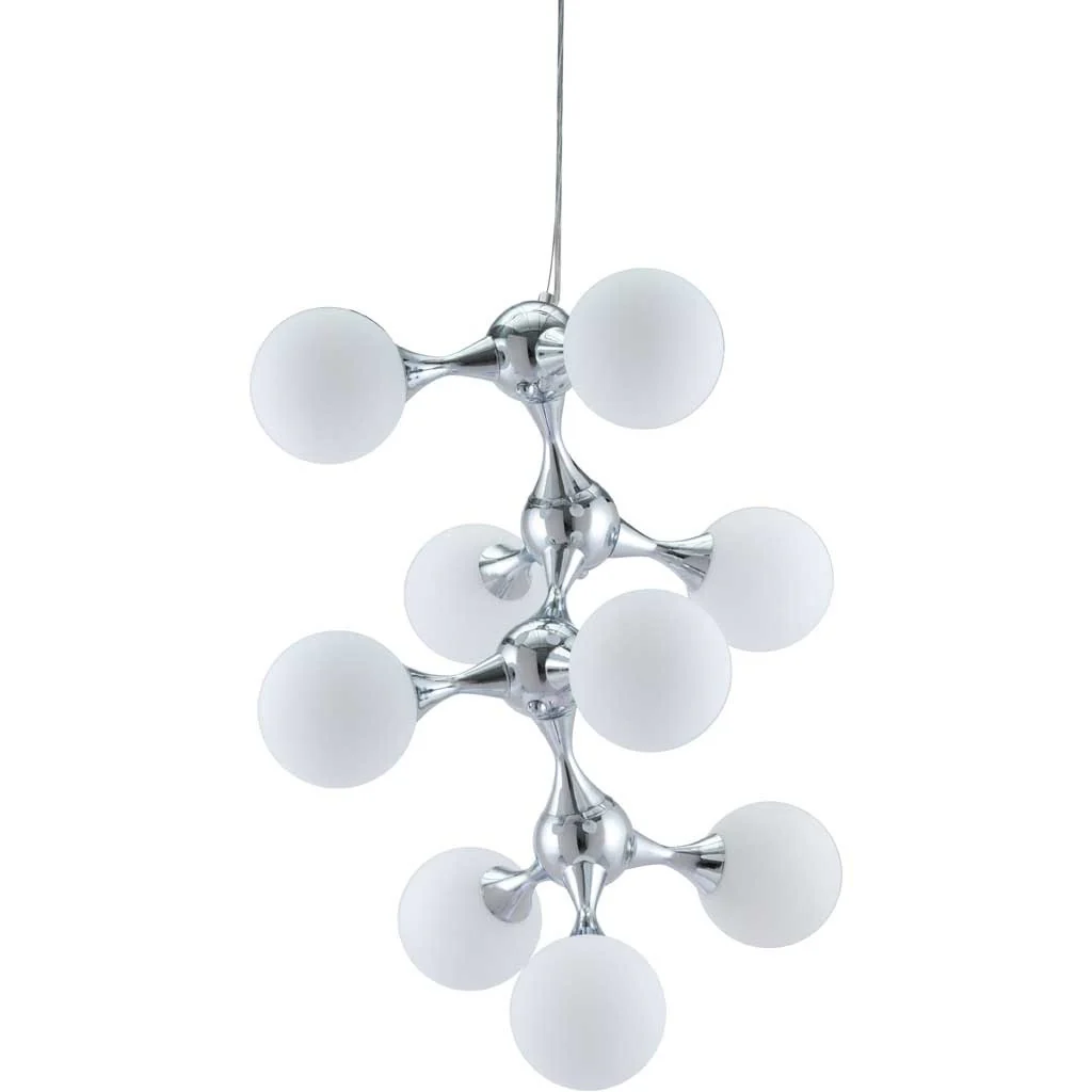 Portola Ceiling Lamp White & Chrome - Image 5