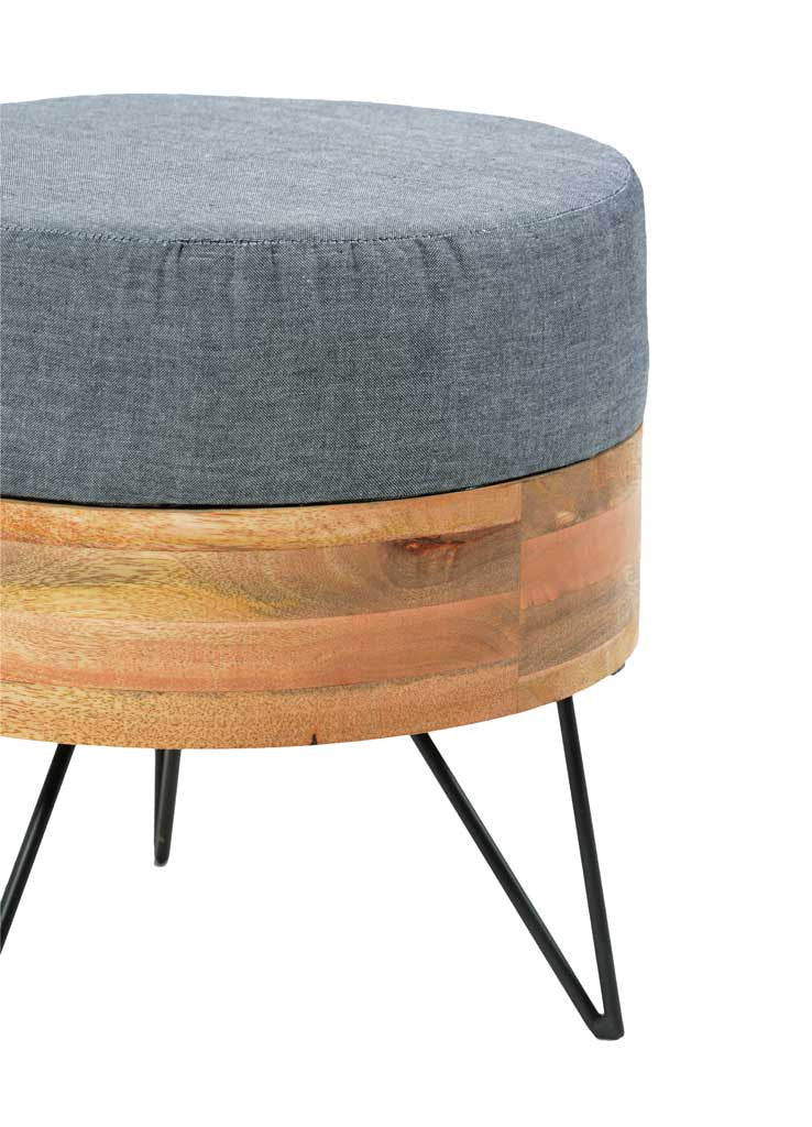 Pouf Round Stool - Image 4
