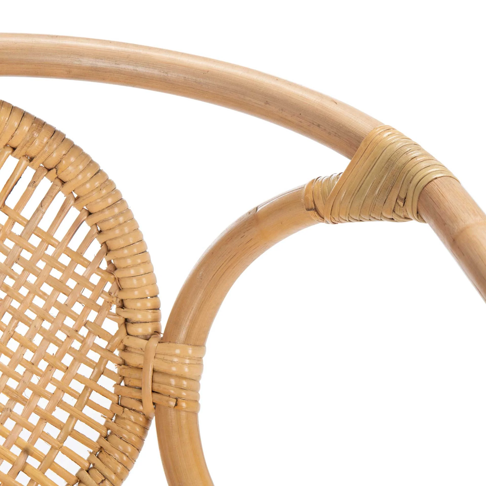 Prabhakara Rattan Bar Stool Natural/Black - Image 5