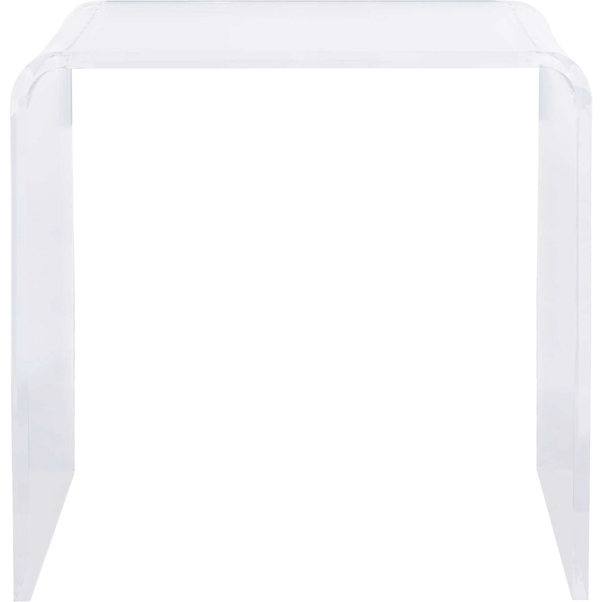 Prabhu Acrylic Side Table Clear - Image 2