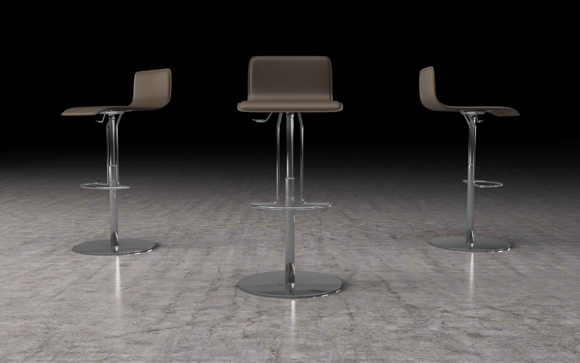Prato Bar Stool Reclaimed Dove Gray - Image 2