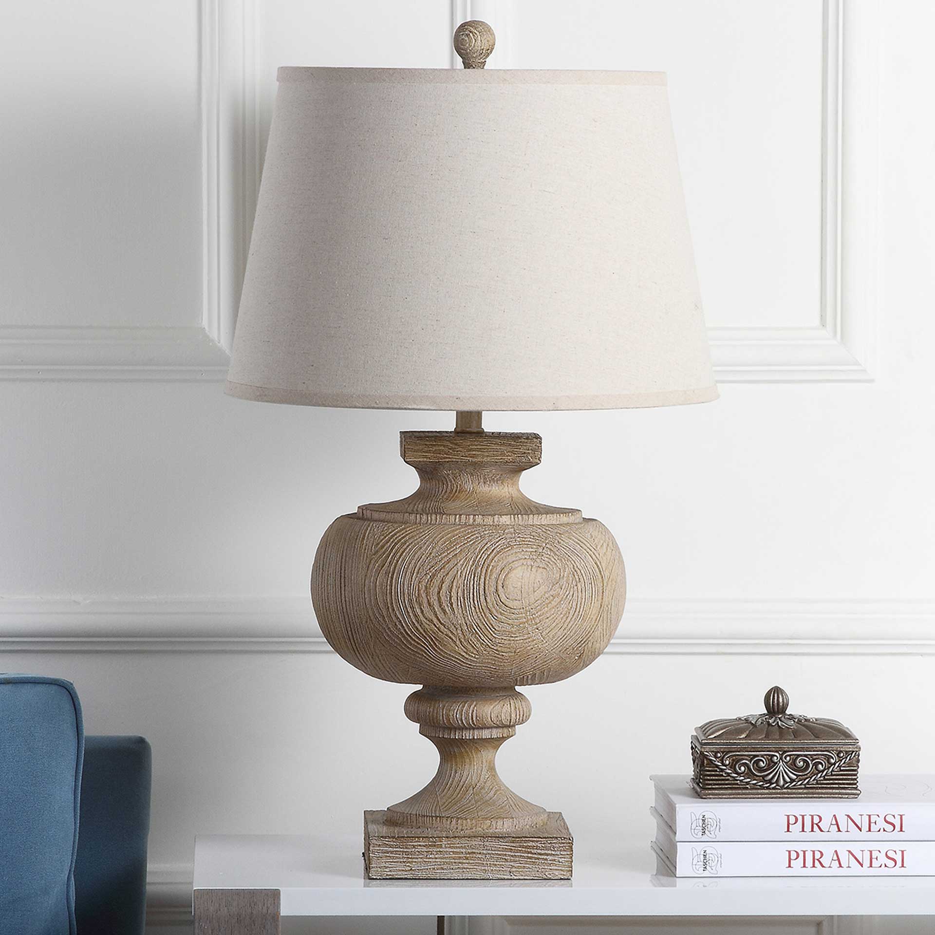 Precious Wood Table Lamp Wood Finish - Image 3