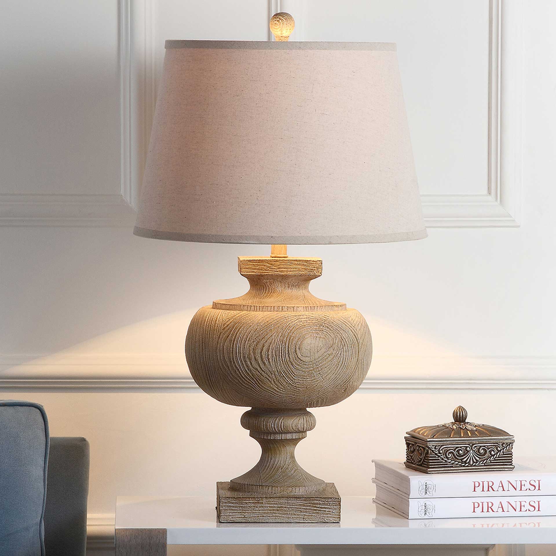 Precious Wood Table Lamp Wood Finish - Image 4