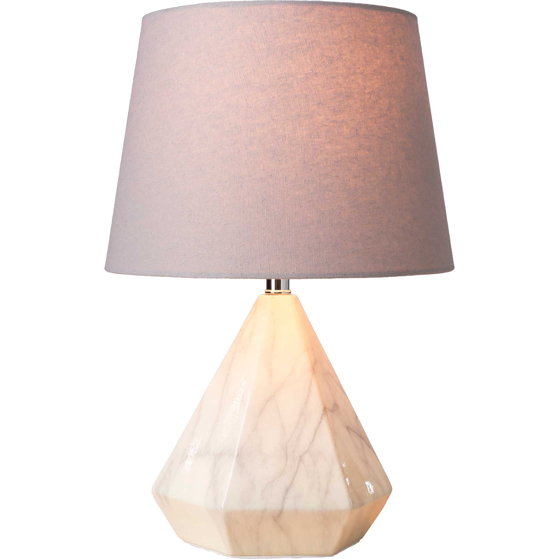 Presley Table Lamp Light Gray/White - Image 2