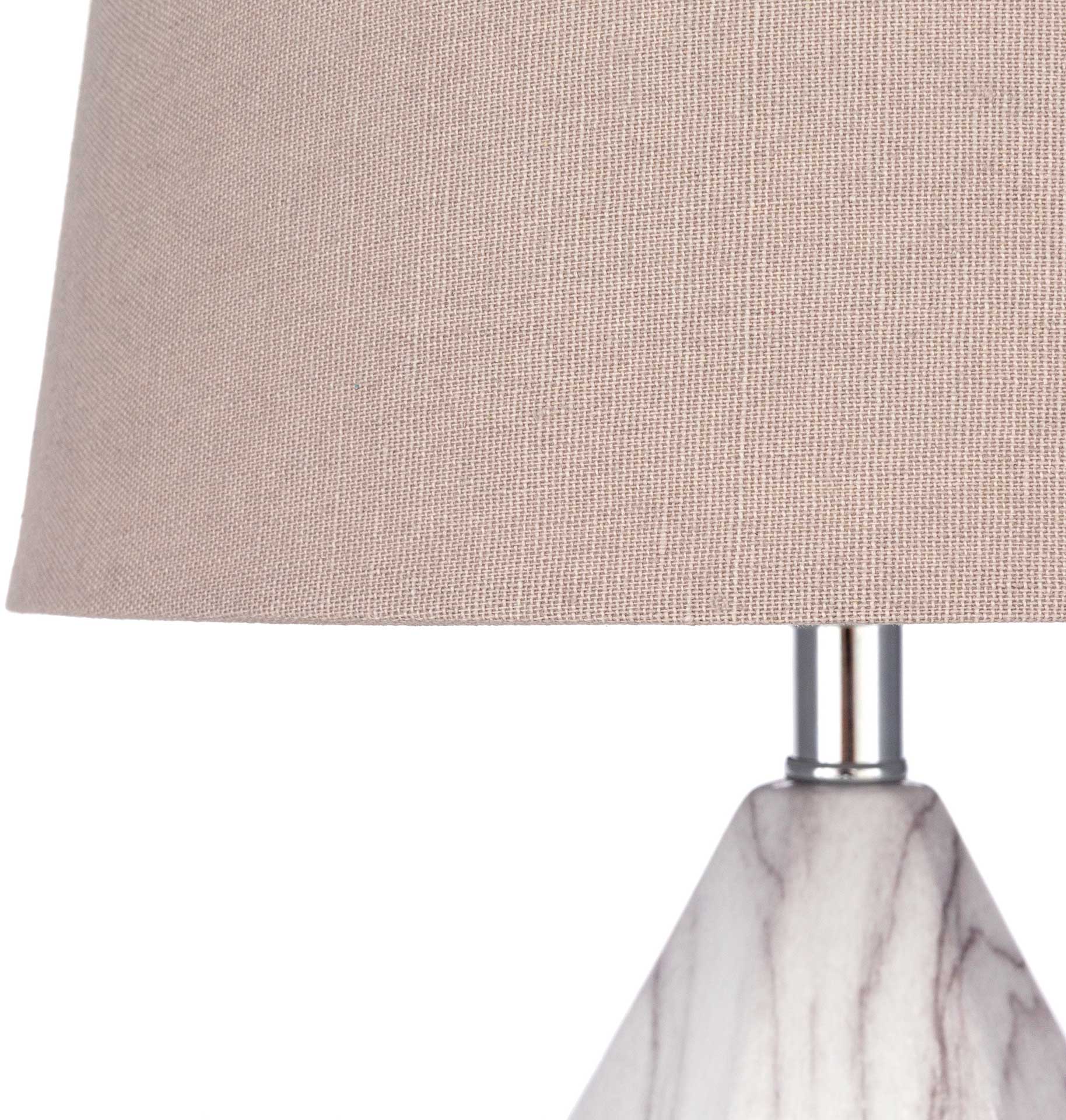 Presley Table Lamp Light Gray/White - Image 3