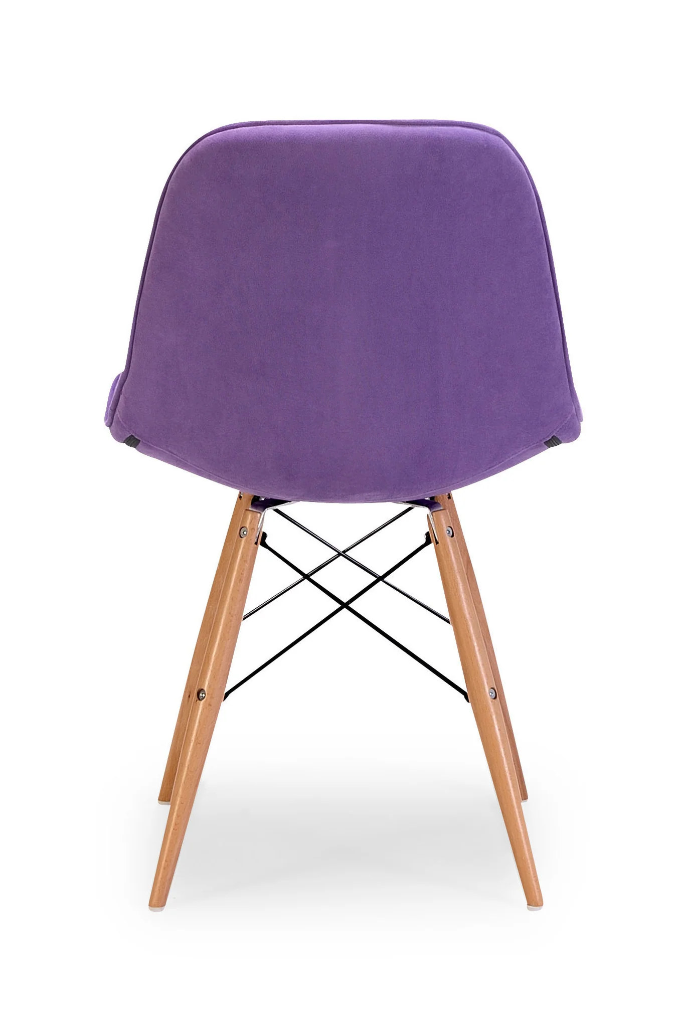 Preston Chair Purple Velour - Image 4