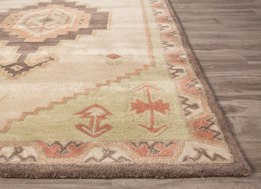 Preston Saratoga Ivory/Green Area Rug - Image 3