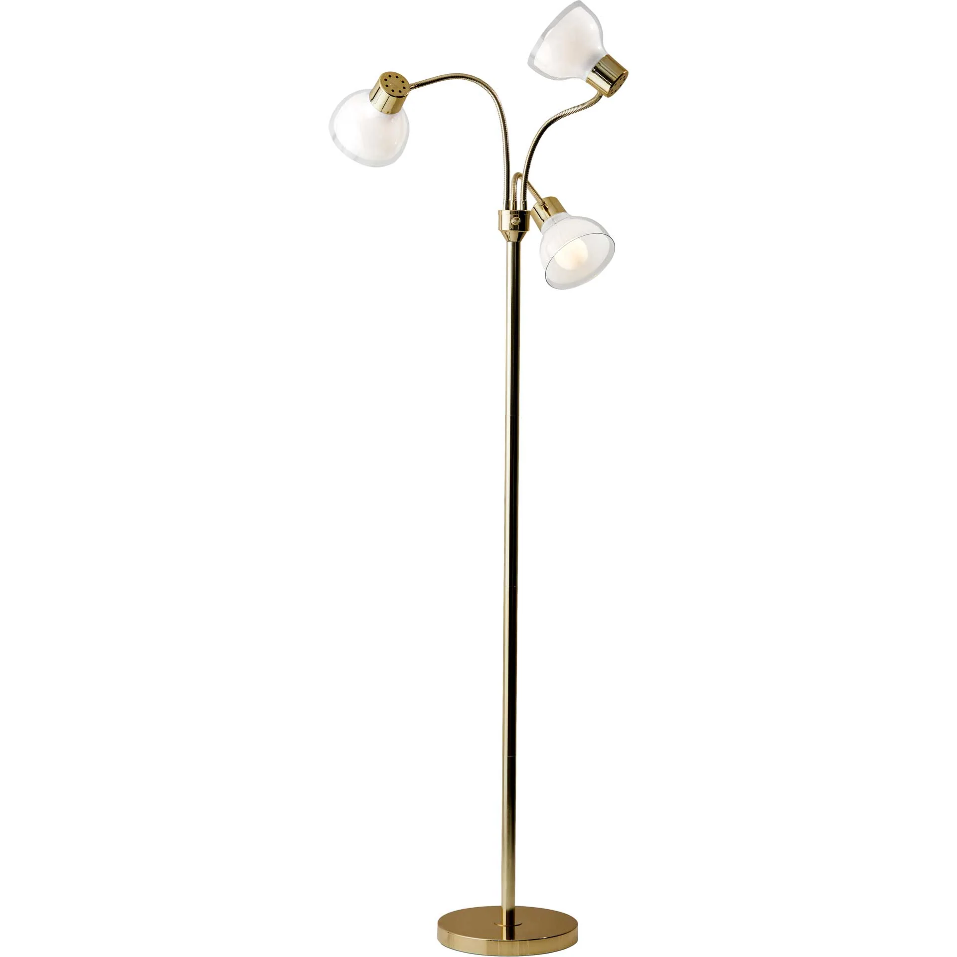 Priest 3-Arm Floor Lamp Gold - Image 2