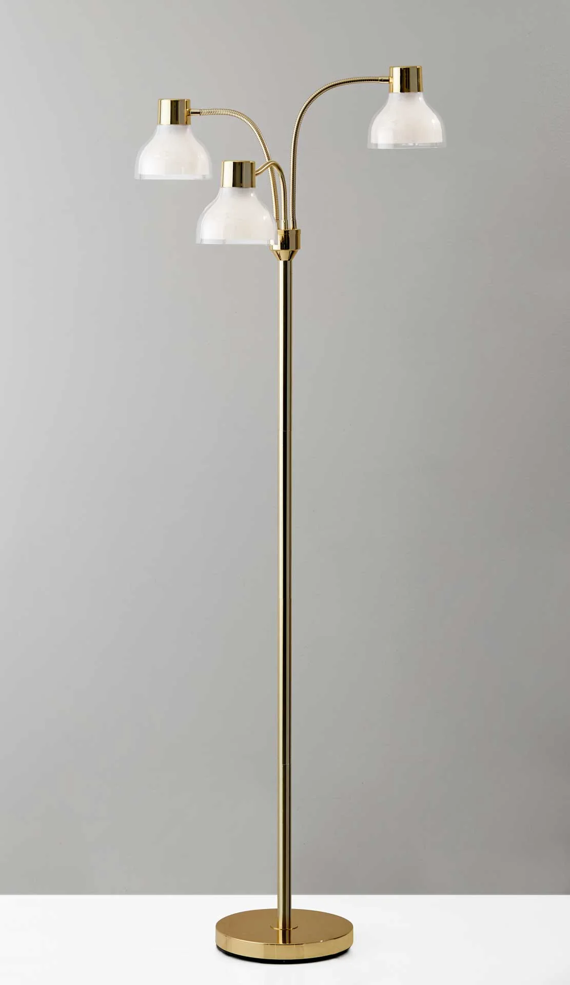 Priest 3-Arm Floor Lamp Gold - Image 3