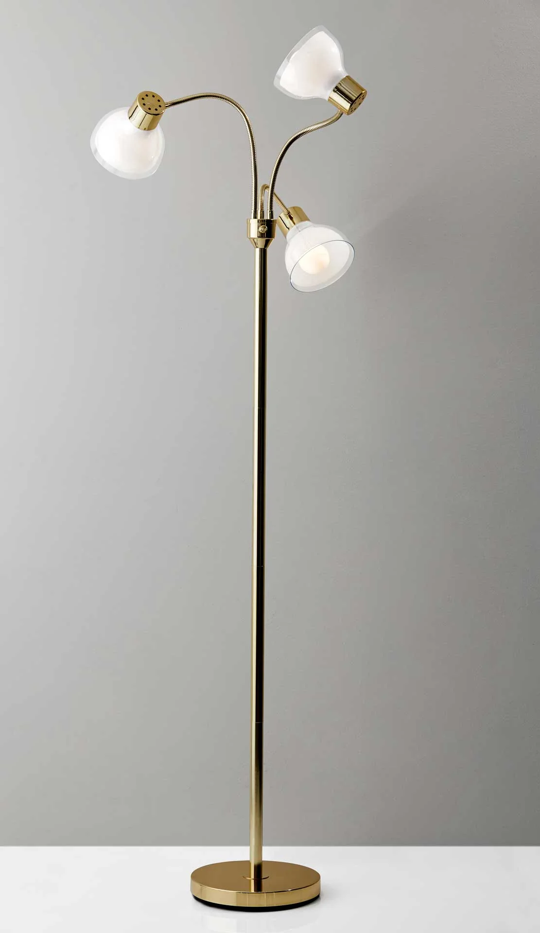 Priest 3-Arm Floor Lamp Gold - Image 4