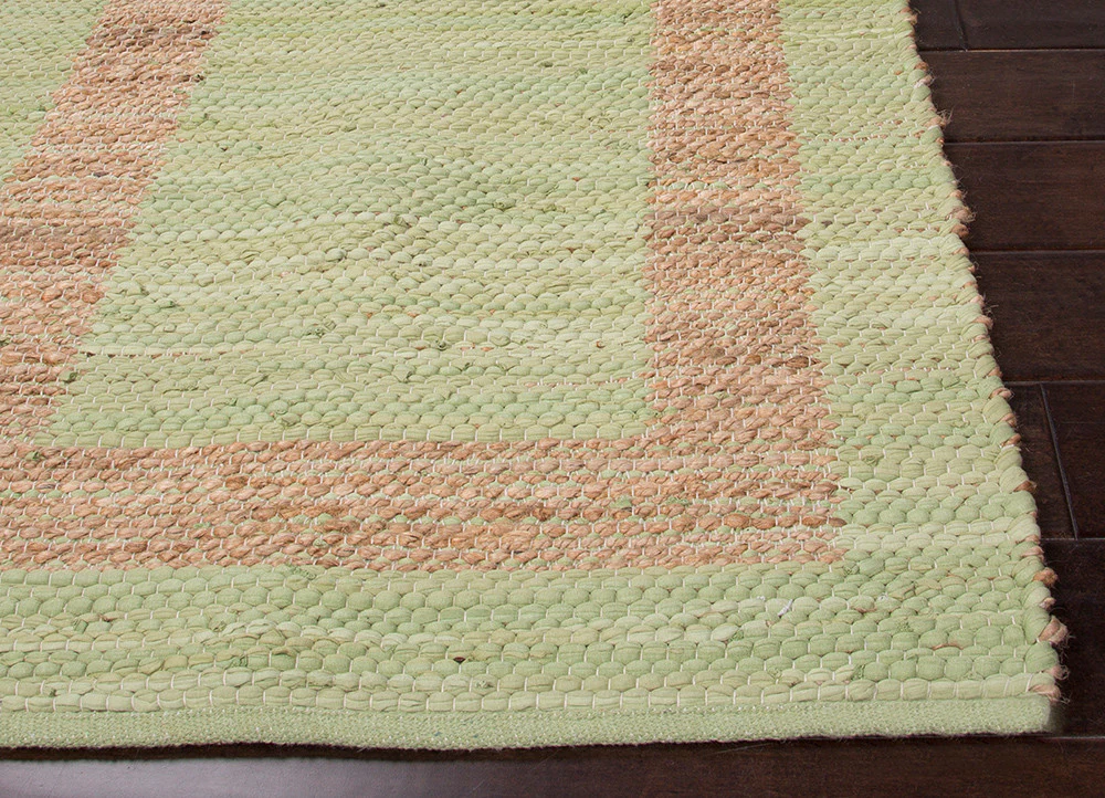 Prime Plus Pradesh Green Stripe/Natural Area Rug - Image 3