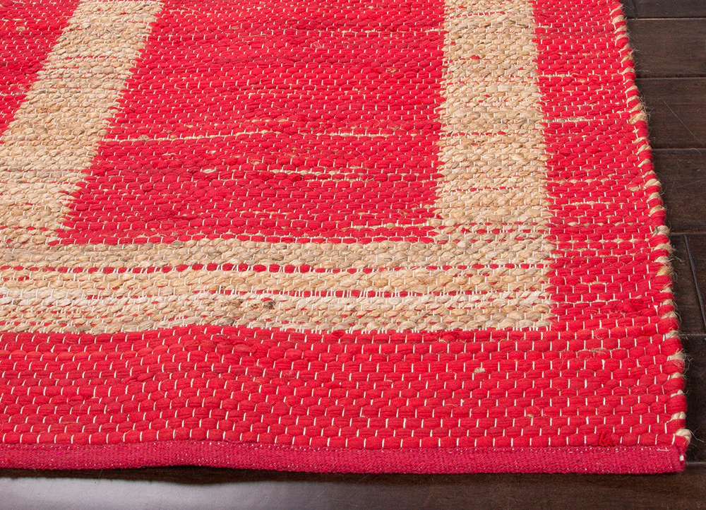 Prime Plus Pradesh Red Stripe/Natural Area Rug - Image 3