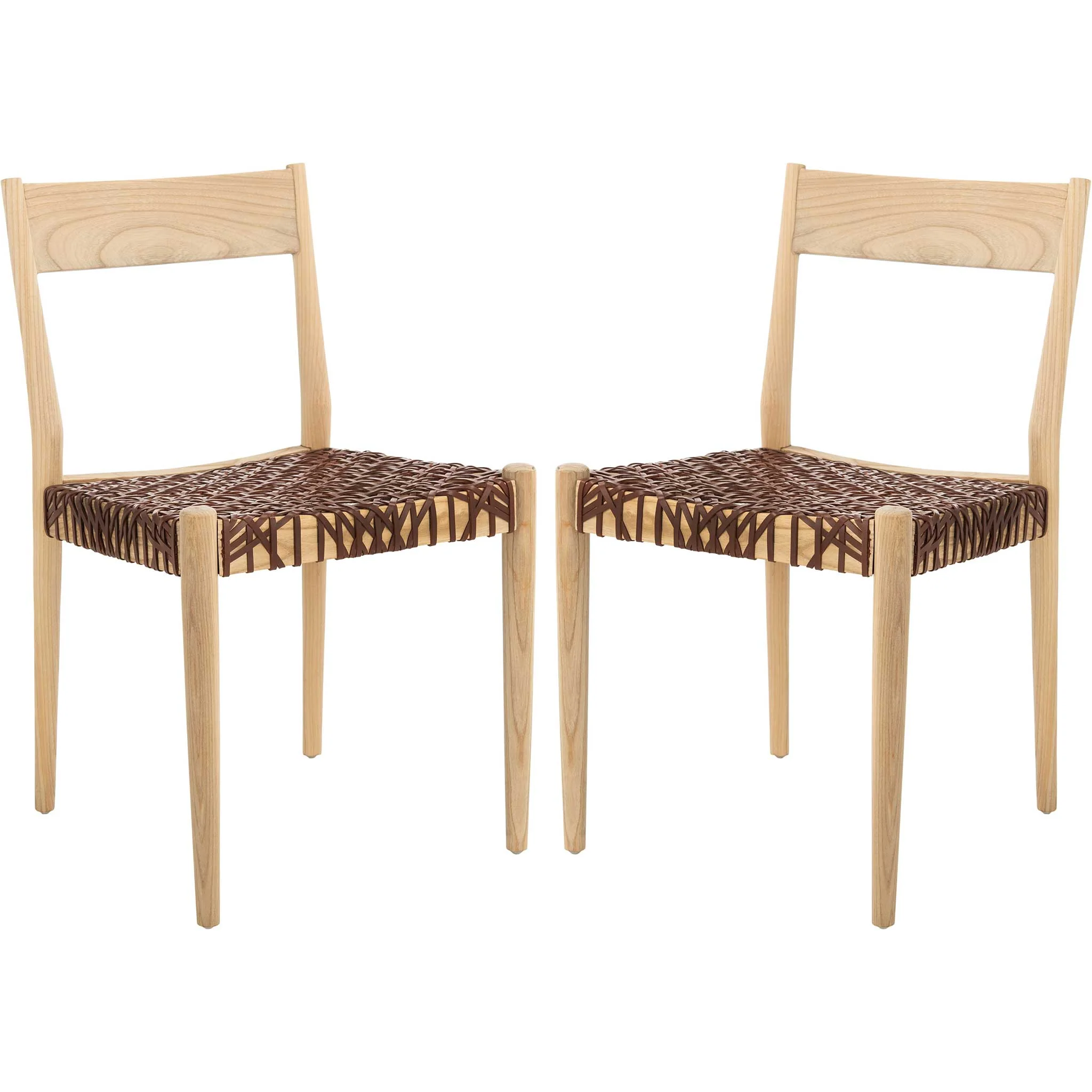 Princess Dining Chair Cognac/Natural (Set of 2) - Image 2