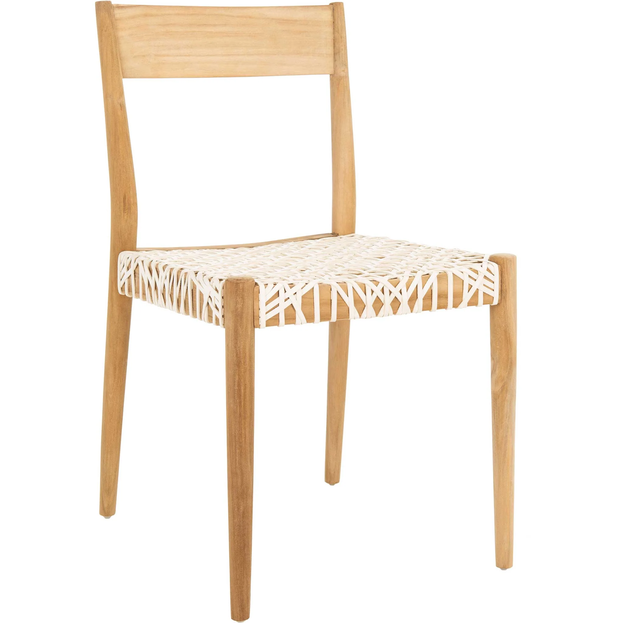 Princess Dining Chair White/Natural (Set of 2) - Image 3