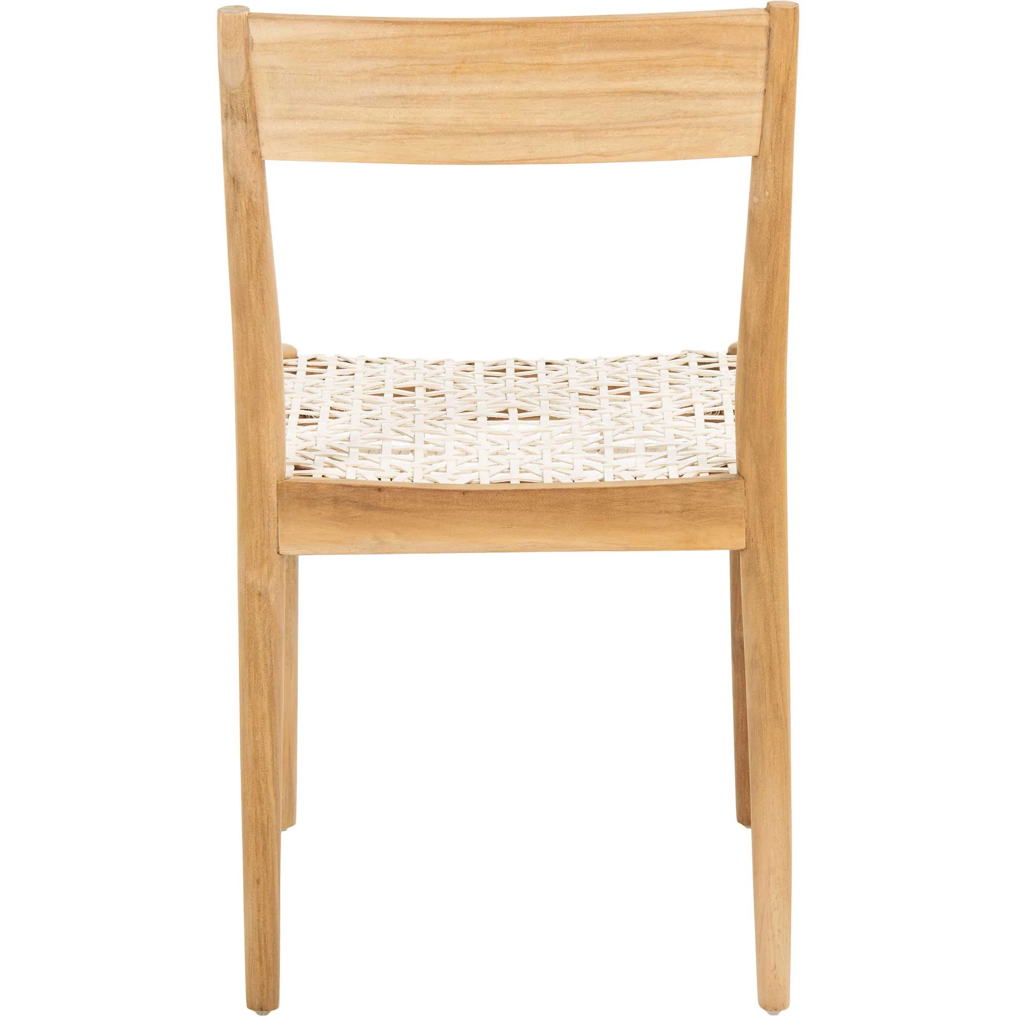 Princess Dining Chair White/Natural (Set of 2) - Image 6