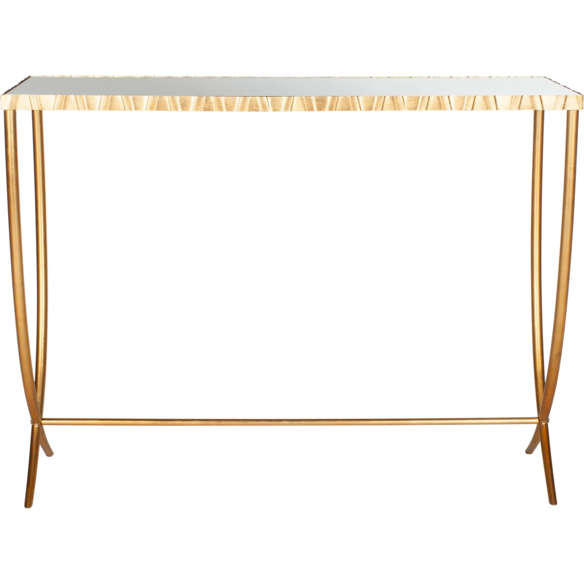 Proclaim Mirror Top Console Table Gold/Mirror - Image 2