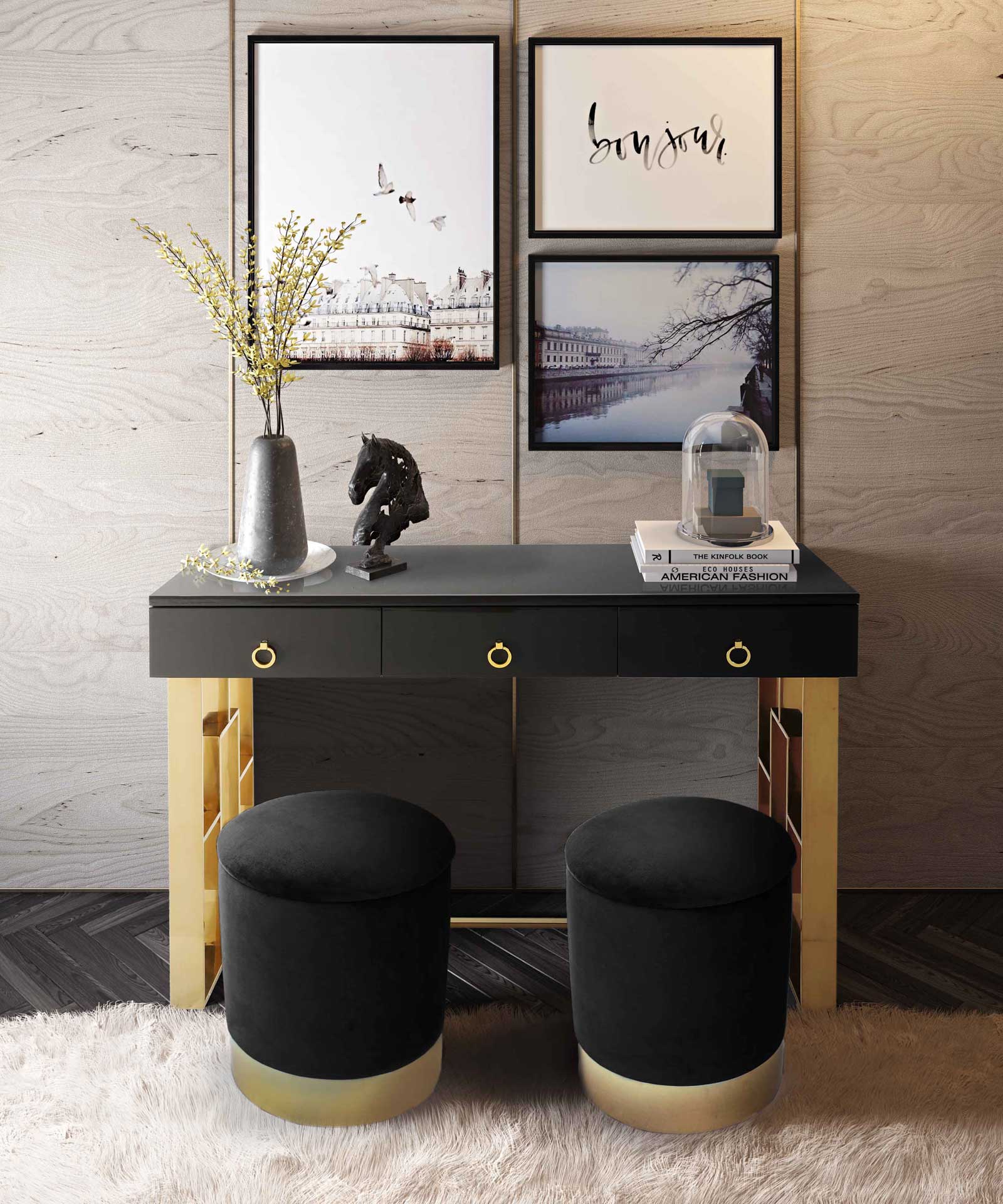 Proclaim Storage Ottoman Black - Image 4