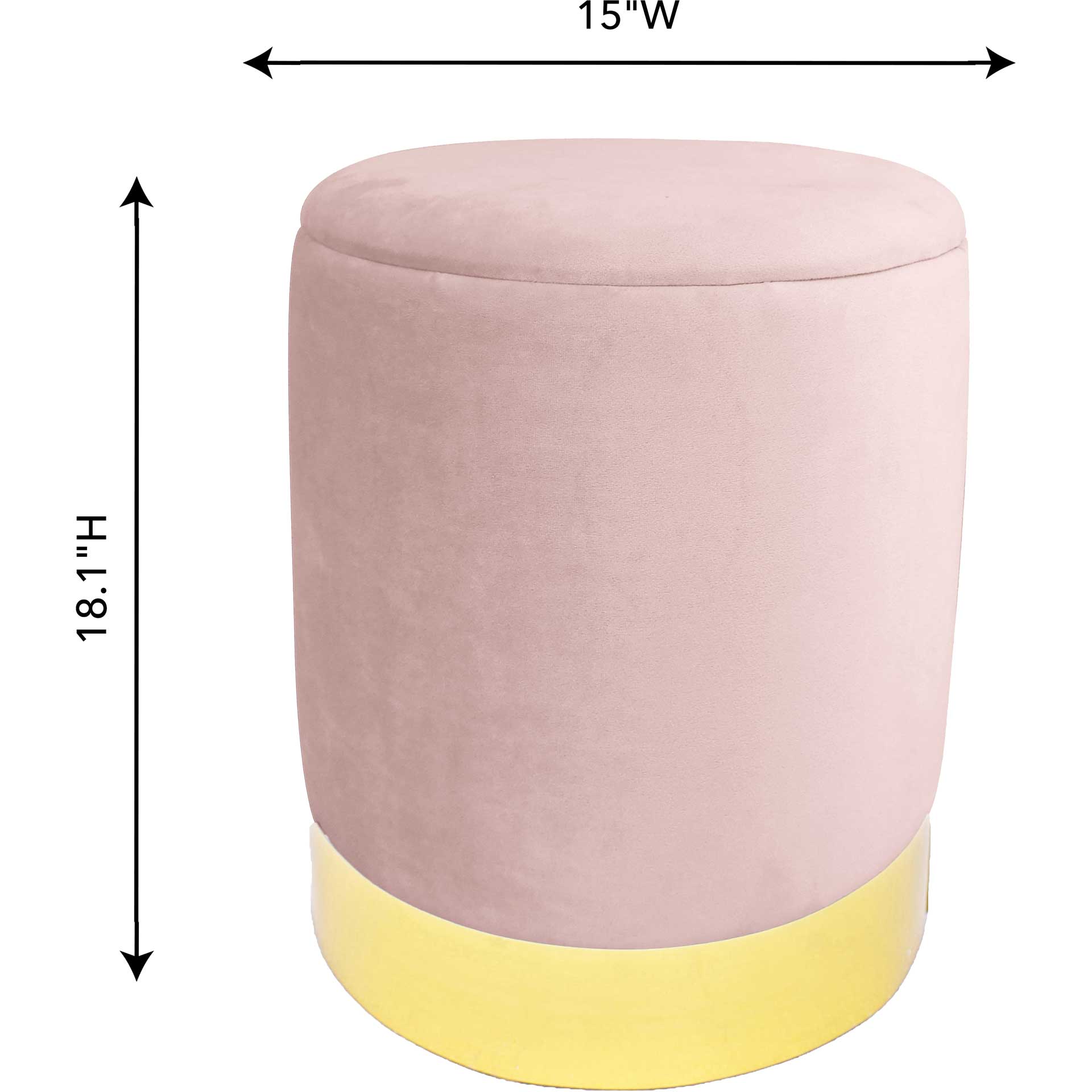 Proclaim Storage Ottoman Blush - Image 4